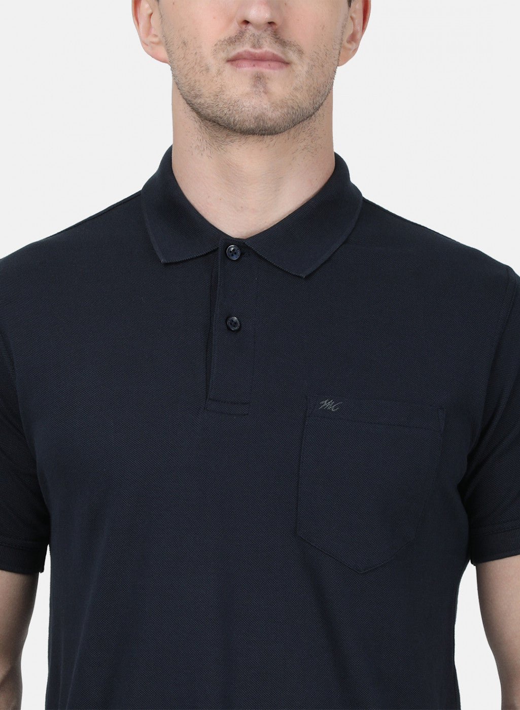 Mens NAvy Blue Plain T-Shirt