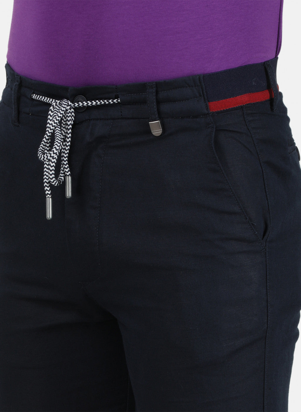 Mens Black Plain Lowers