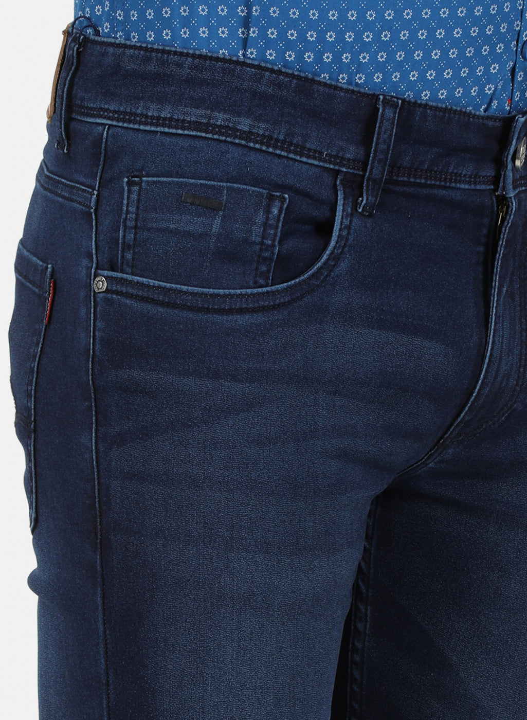 Mens Blue Skinny Denim
