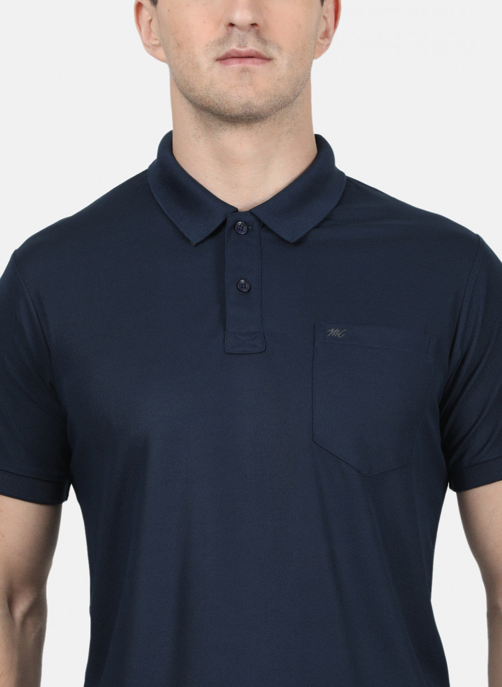 Mens NAvy Blue Plain T-Shirt