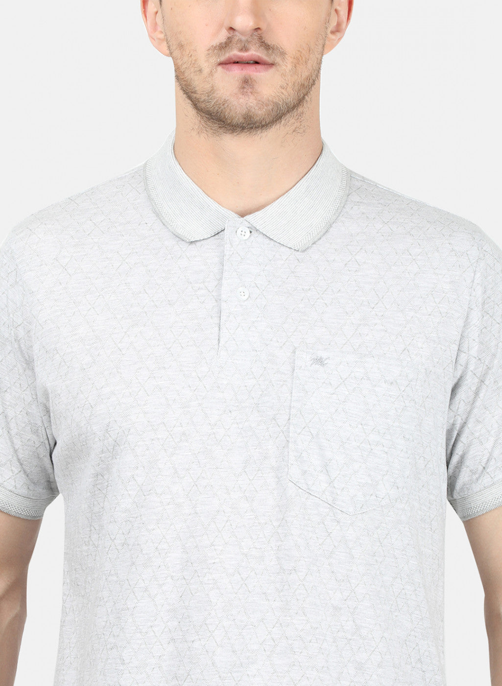 Mens Grey Stripe T-Shirt