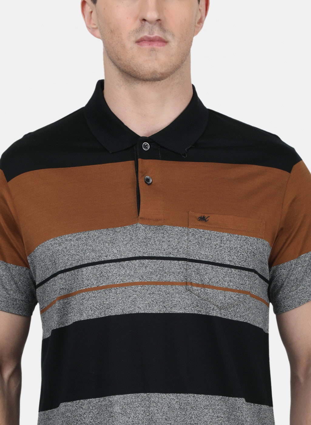 Mens Multi Color Stripe T-Shirt