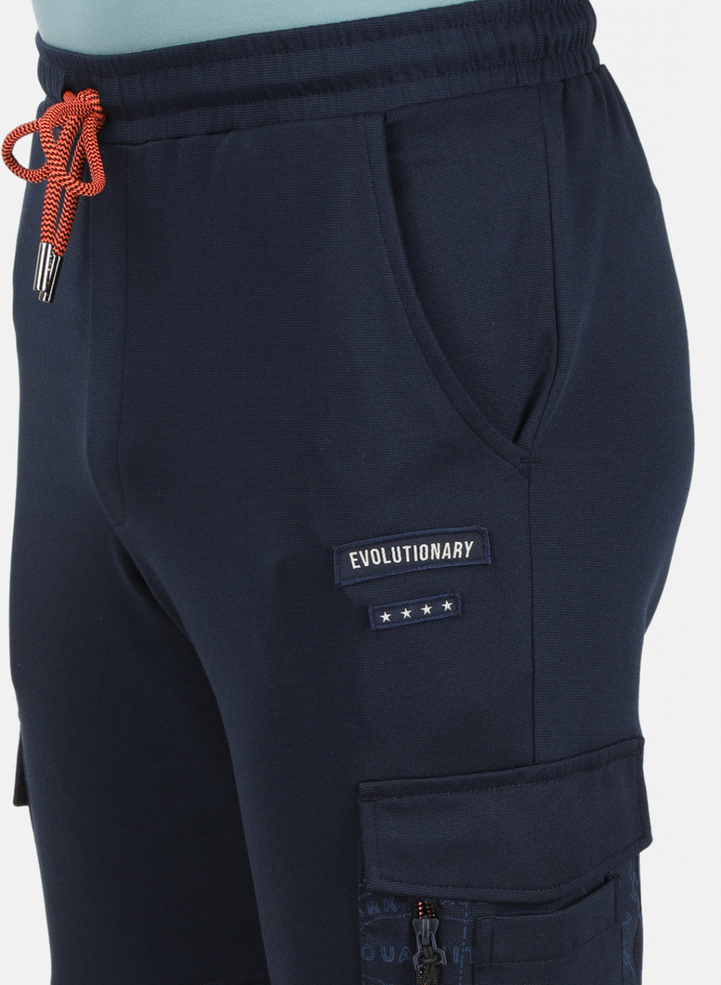 Mens Navy Blue Plain Lower