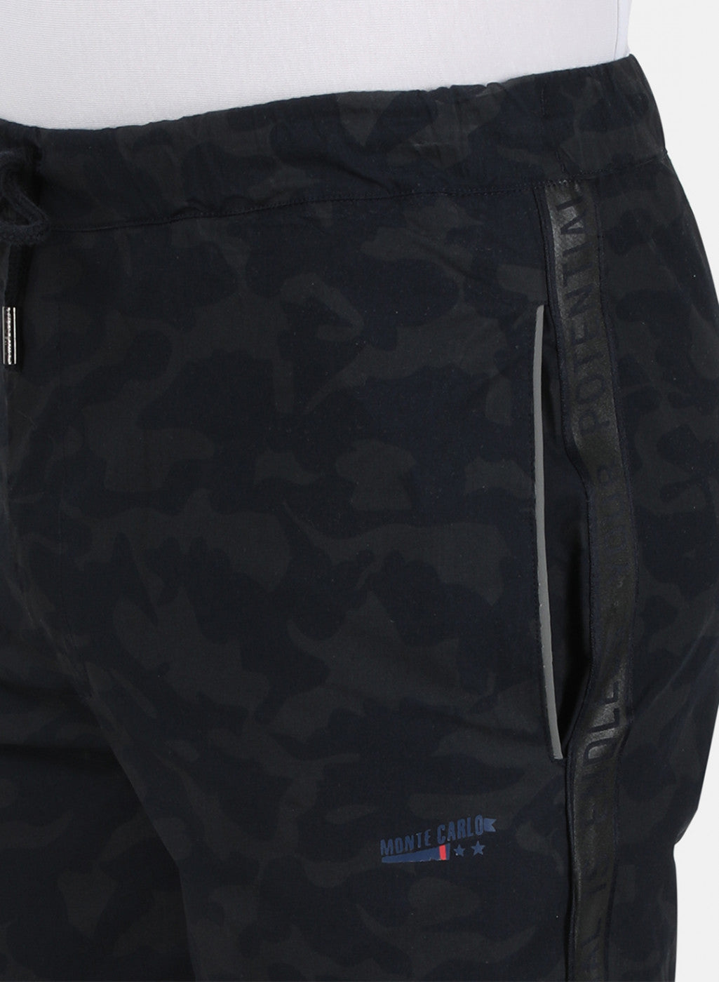 Mens Navy Blue Printed Lower