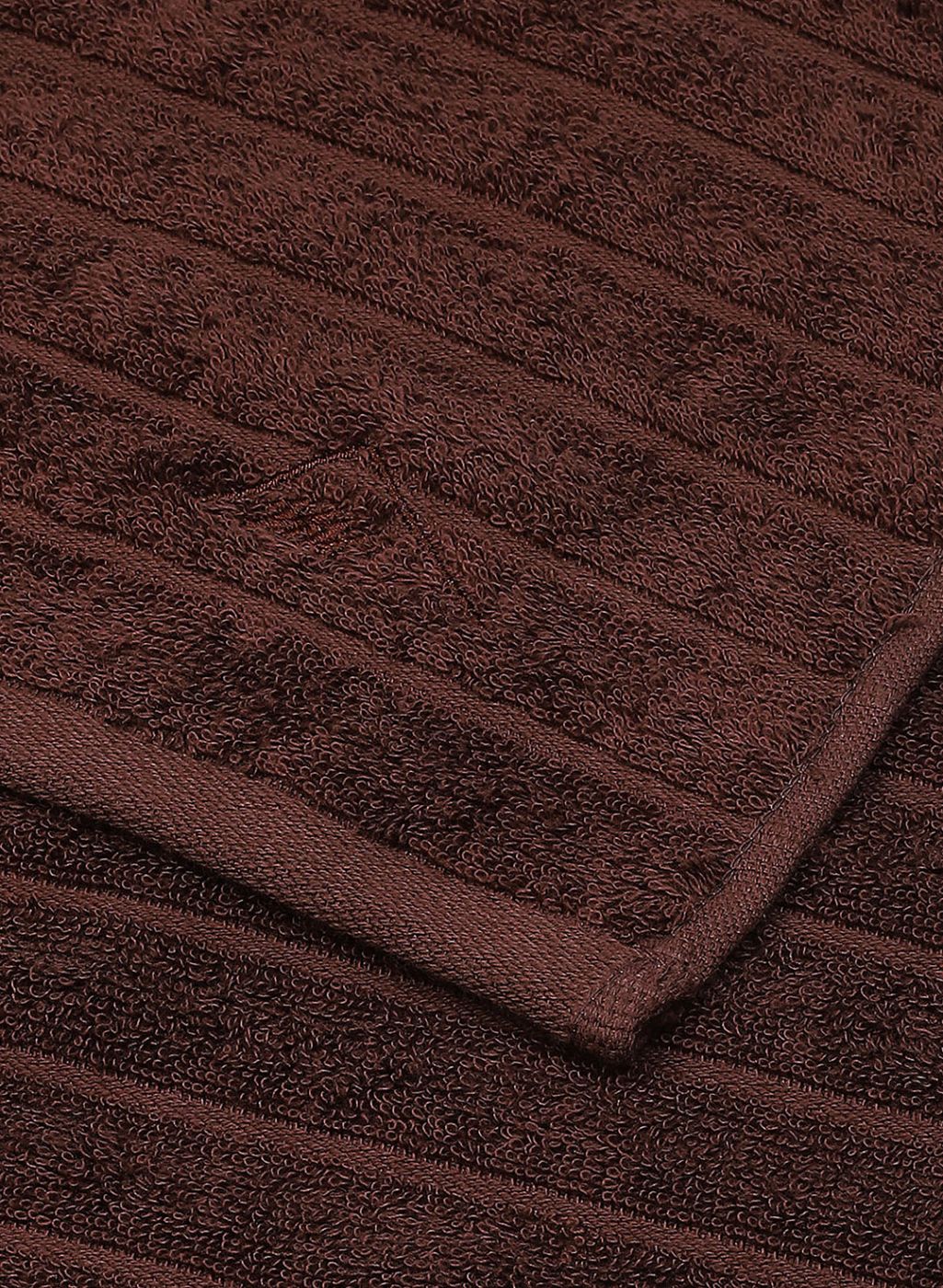 Brown Cotton 525 GSM Towel Set Pack of 2 (1 Bath & 1 Hand Towel)