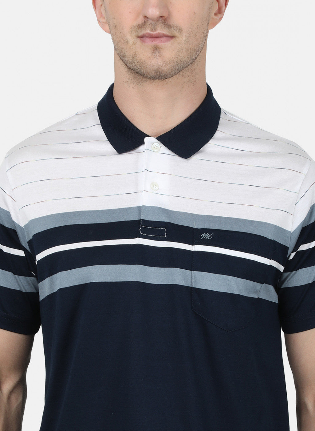 Mens Blue Stripe T-Shirt