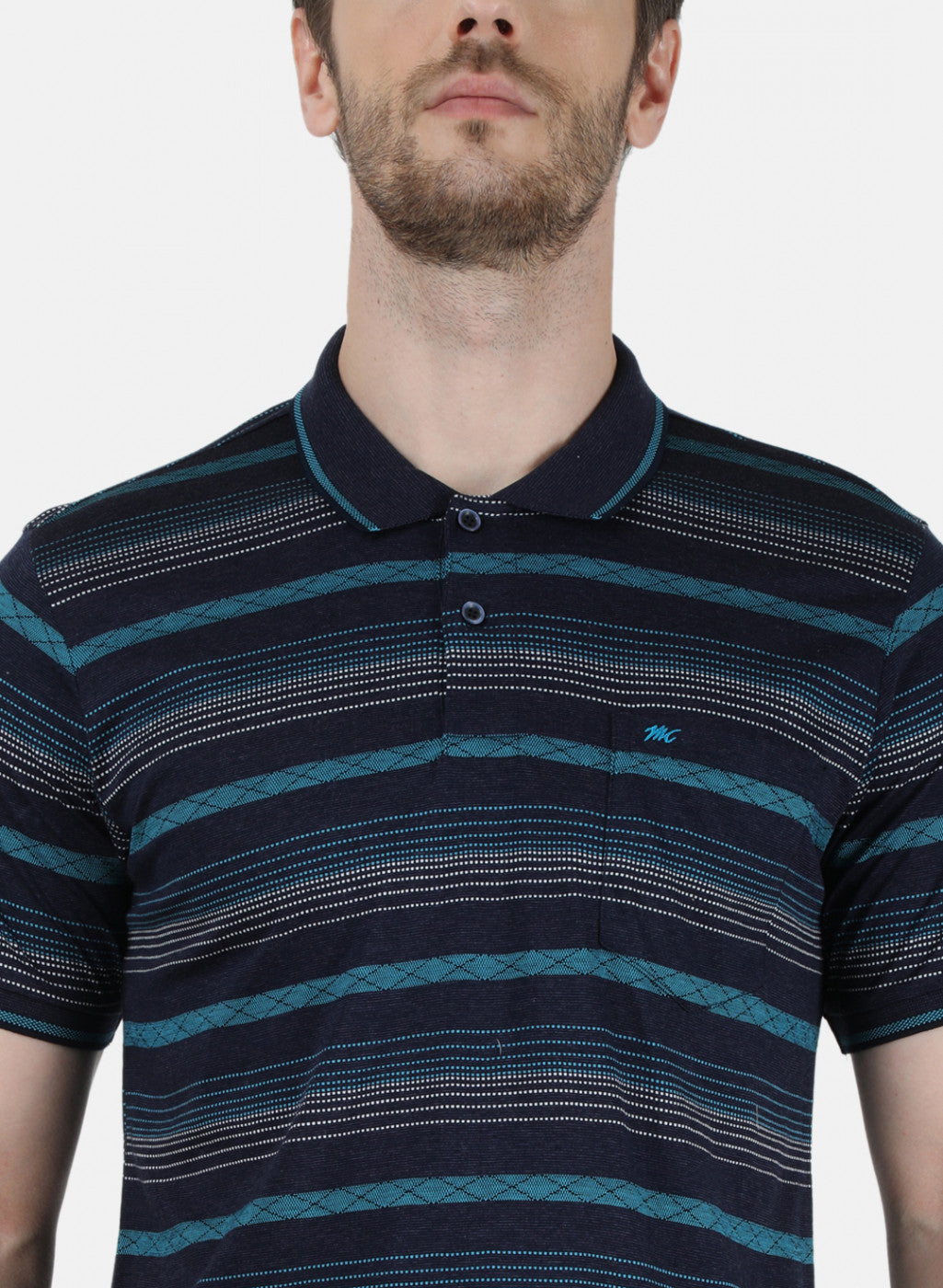 Mens Blue Stripe T-Shirt