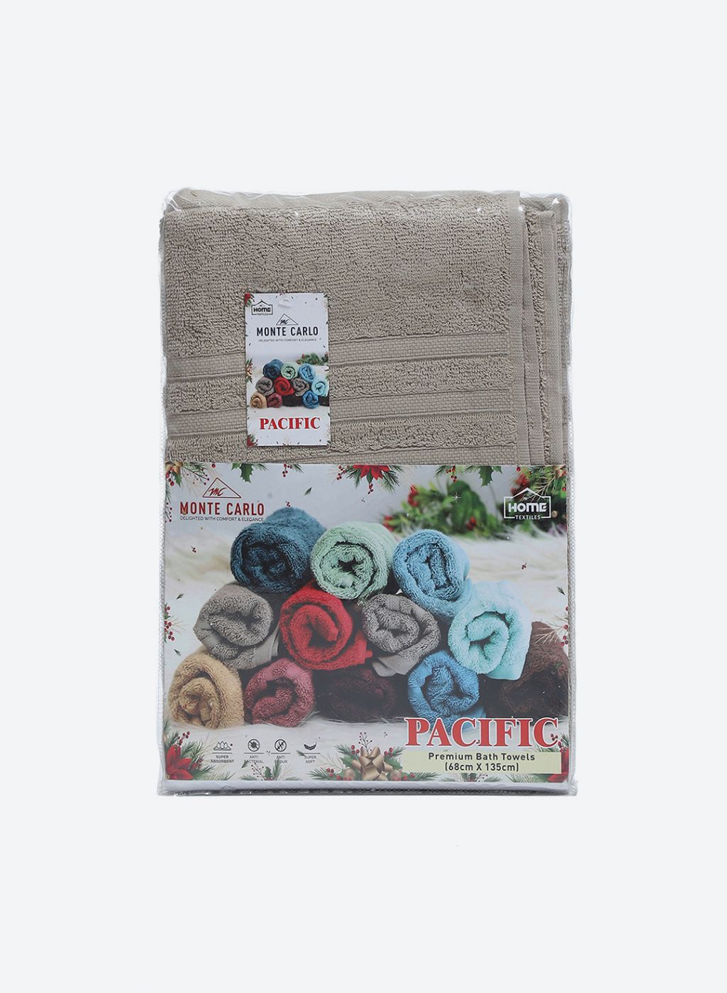 Beige Cotton 525 GSM Bath Towel