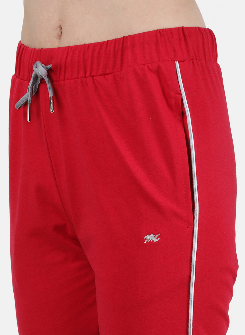Womens Dark Pink Plain Lower