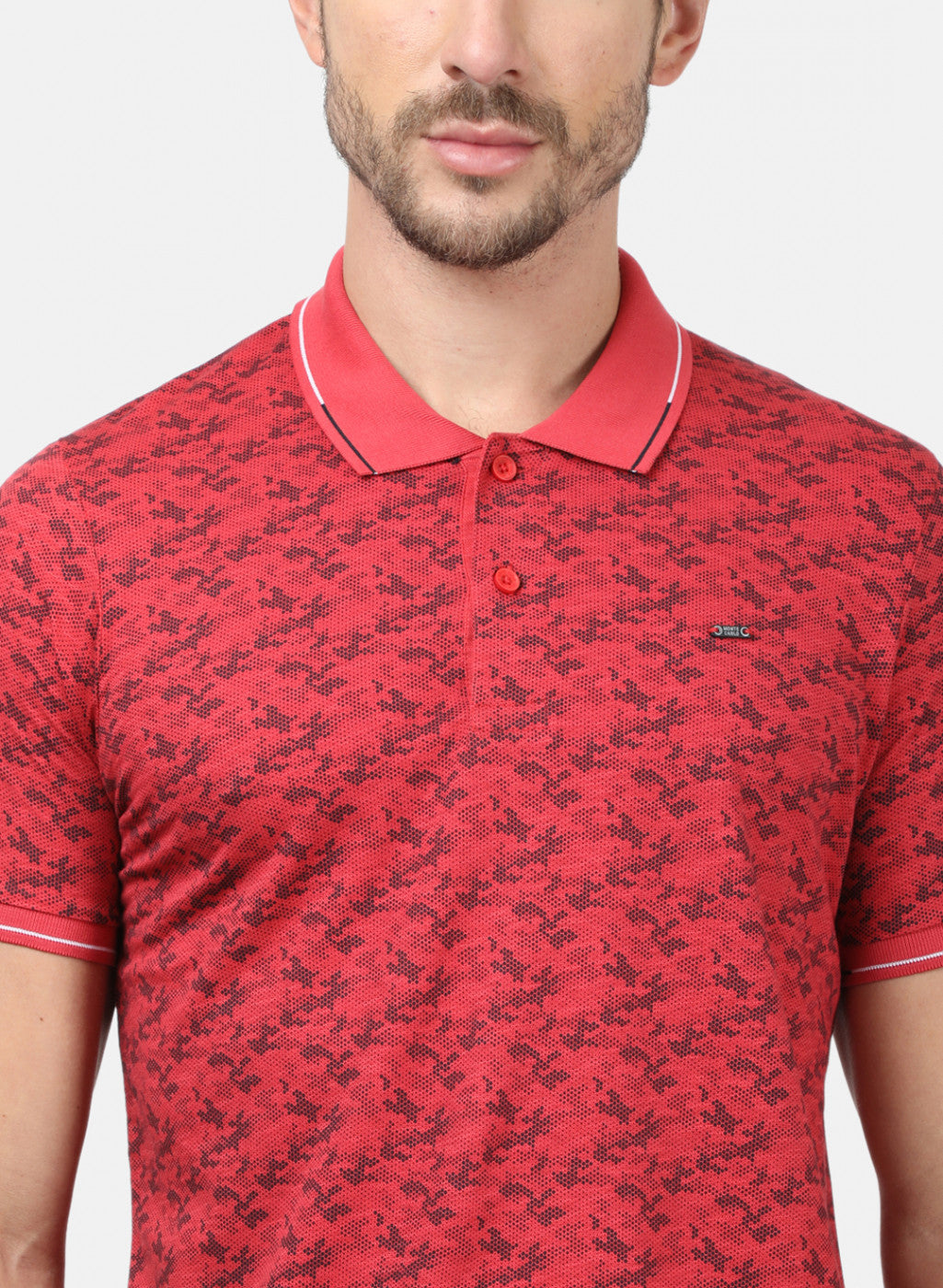 Men Red Printed T-Shirts