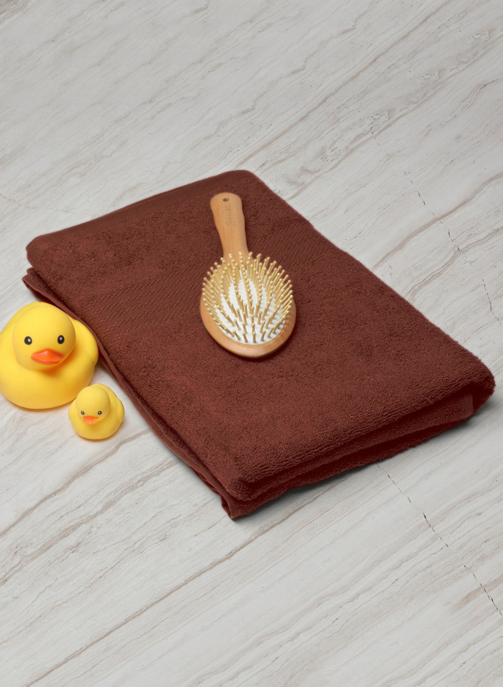 Brown Cotton 400 GSM Bath Towel