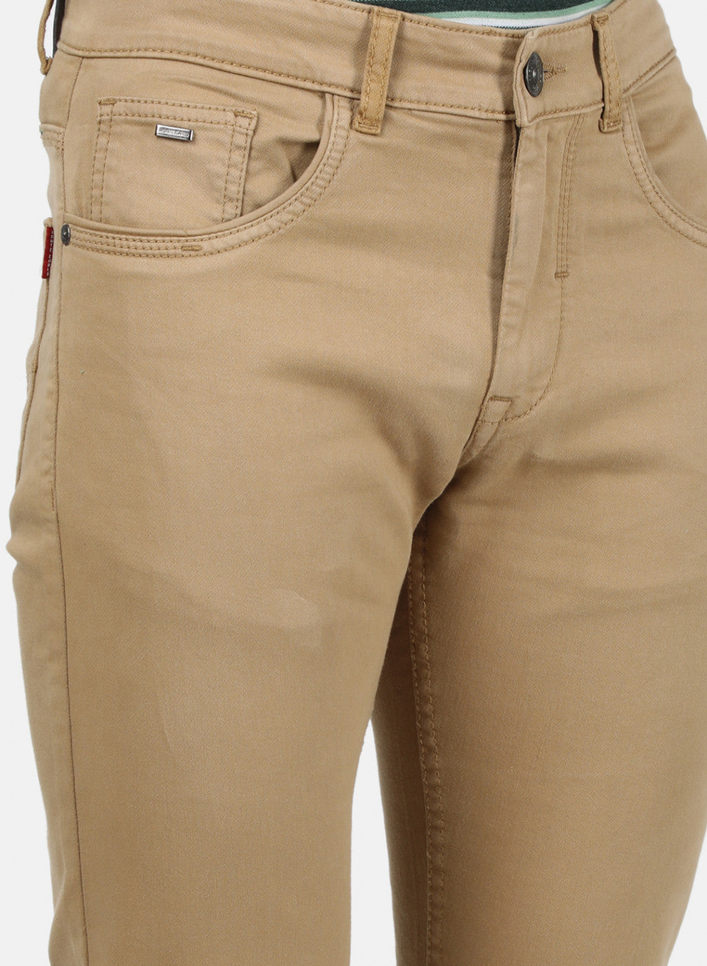 Mens Mustard Skinny Denim