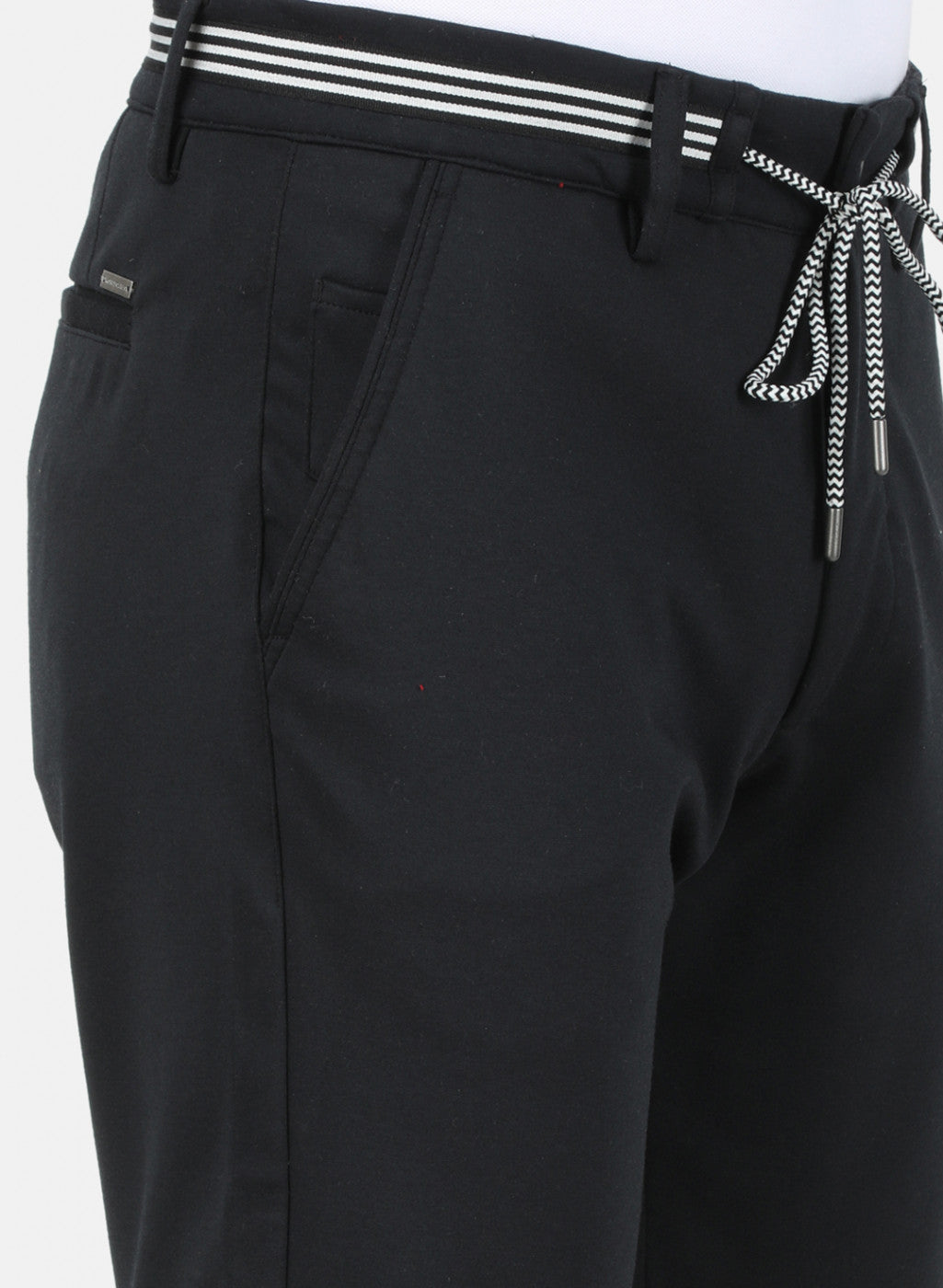 Mens Black Plain Short