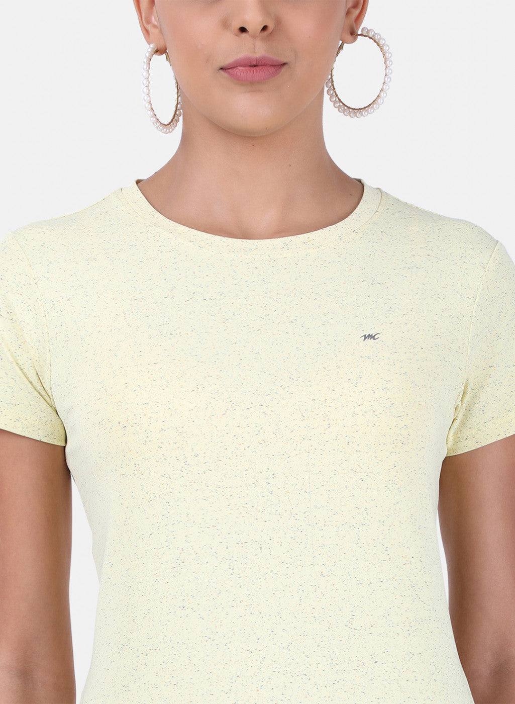 Womens Yellow Plain Top