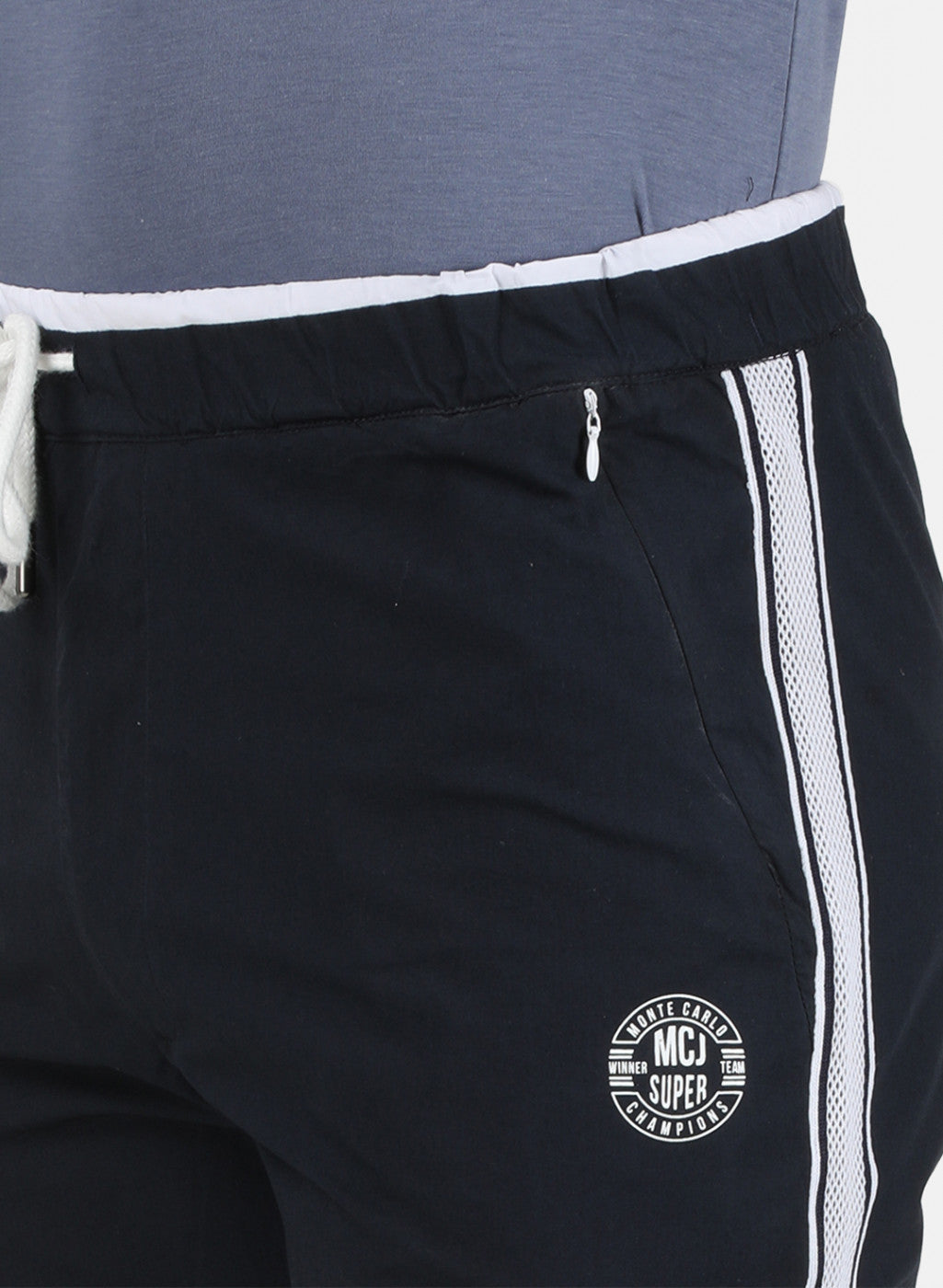 Mens NAvy Blue Plain Lower