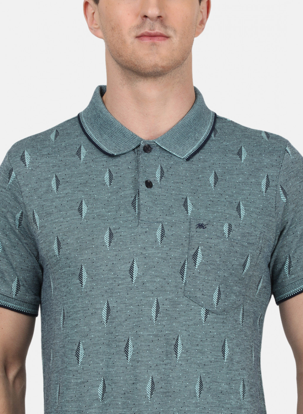 Mens Green Stripe T-Shirt