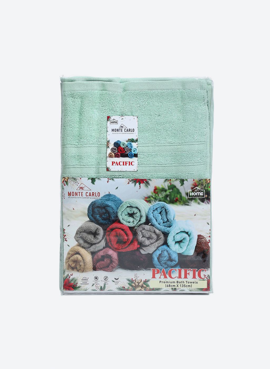 Green Cotton 525 GSM Bath Towel