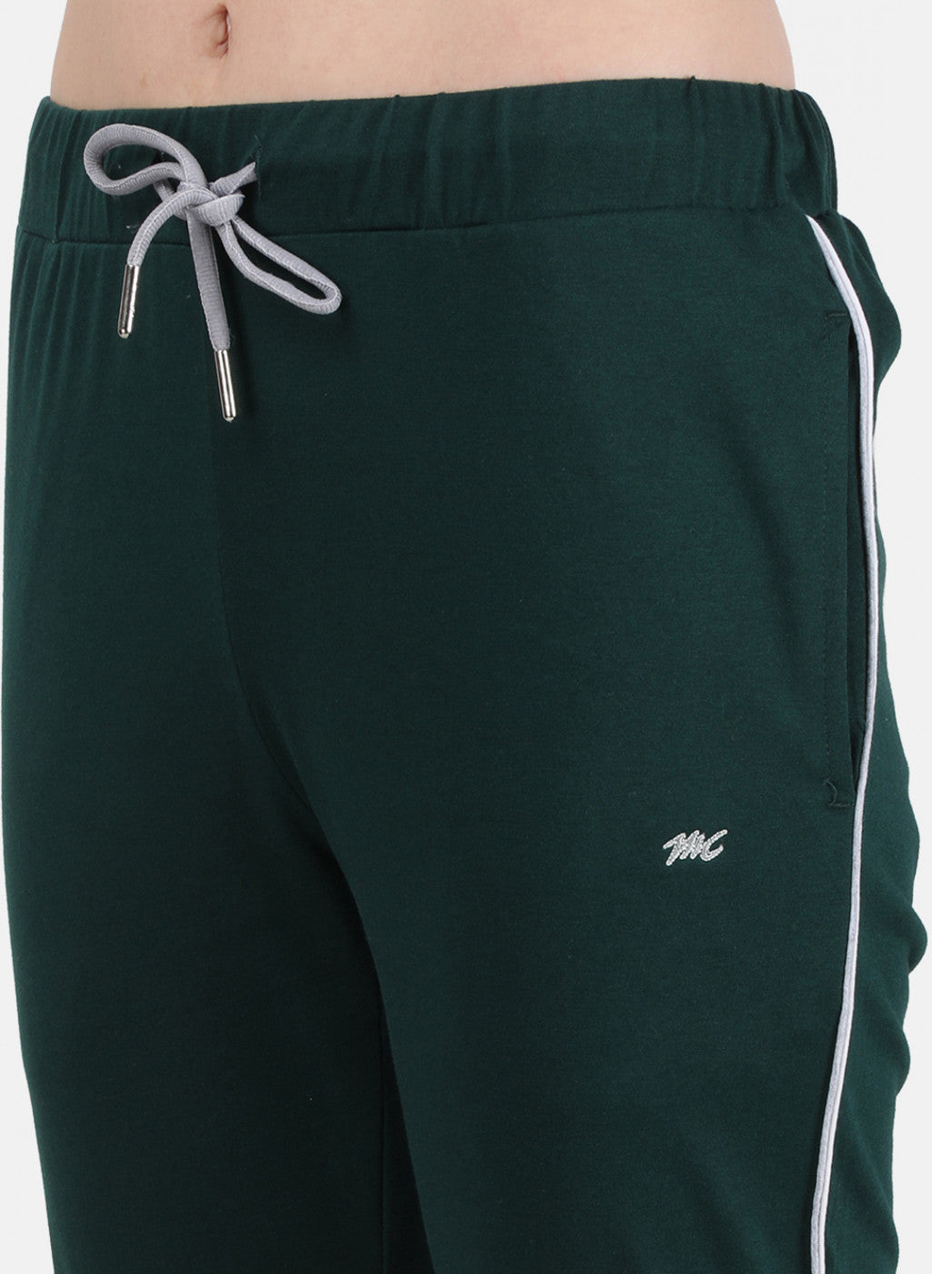 Womens Green Plain Lower
