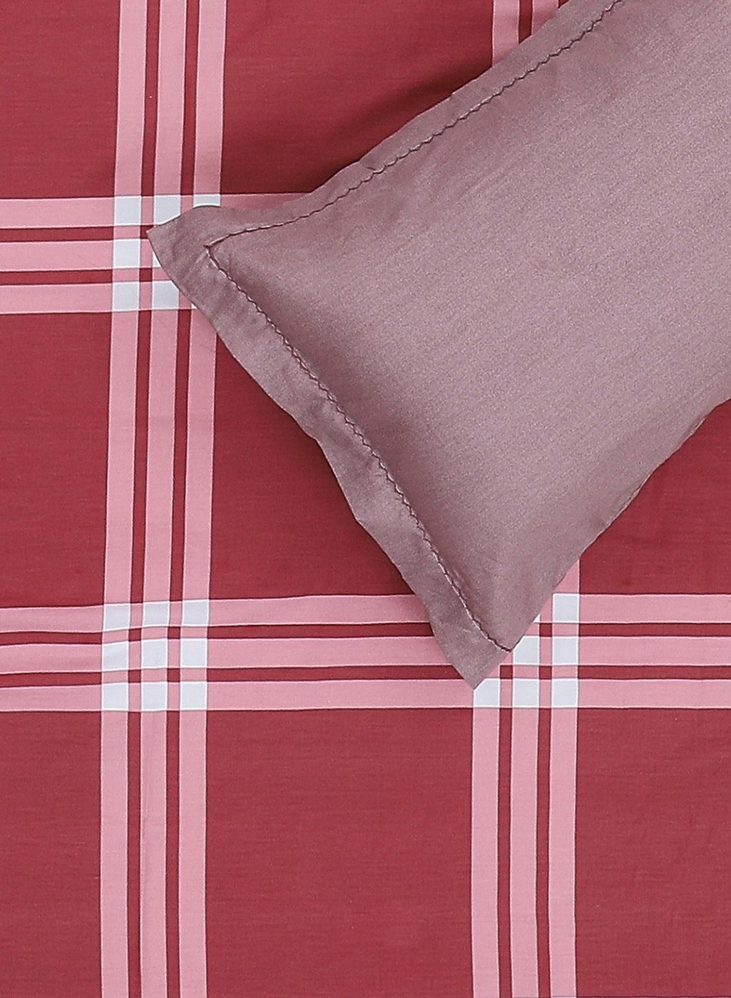 200TC Pure Cotton Queen Bedsheet with 2 Pillow Covers