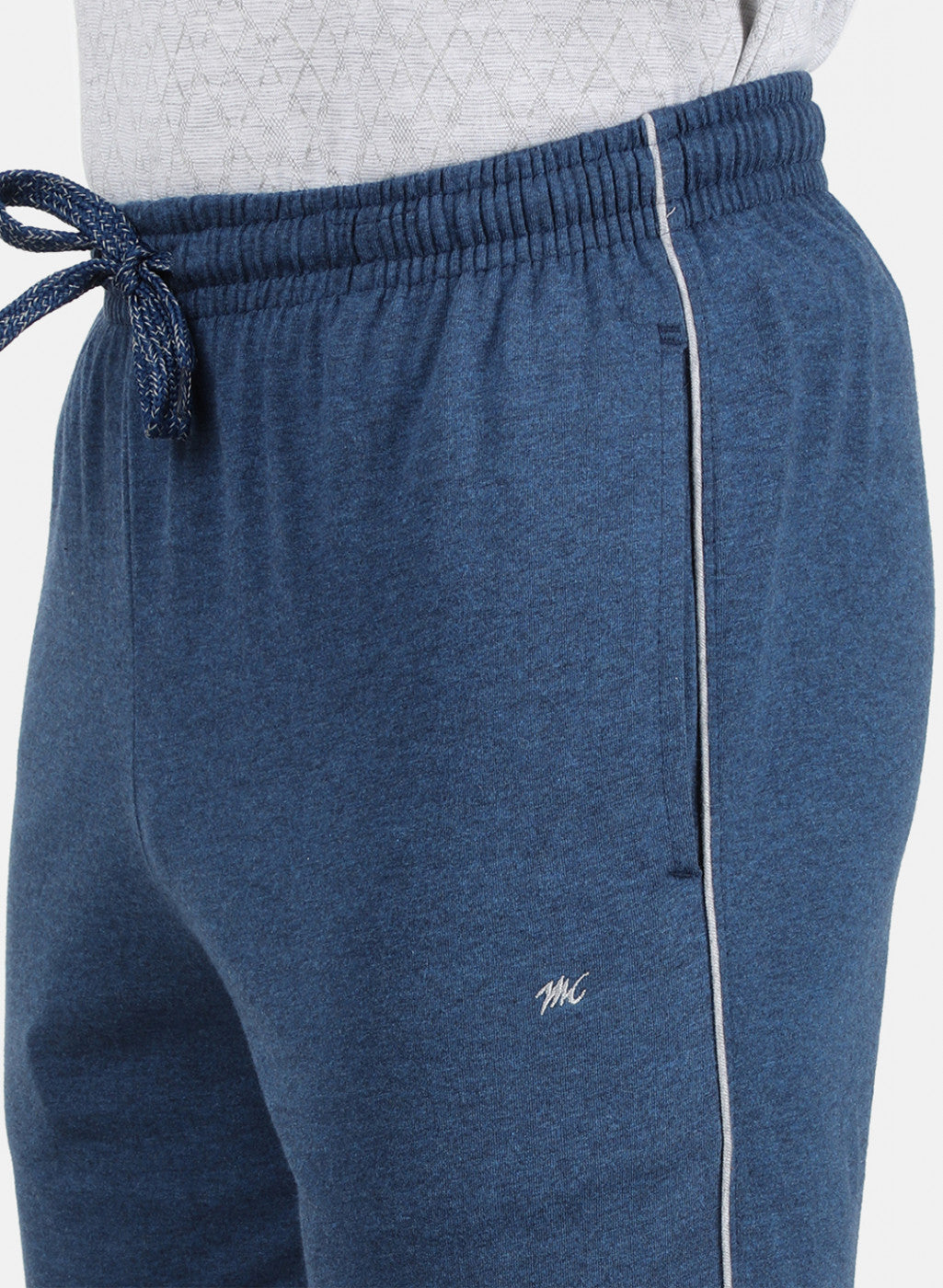 Mens NAvy Blue Plain Bermuda