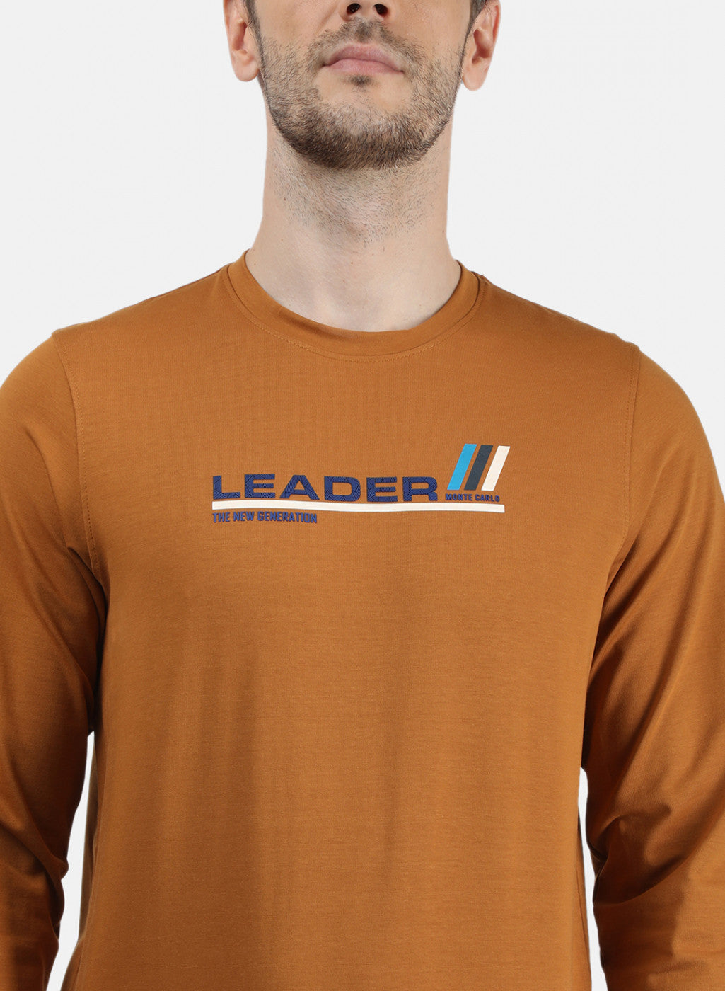 Men Mustard Printed T-Shirt