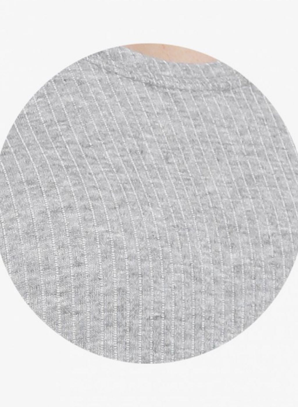 Women Grey Solid Thermal Vest