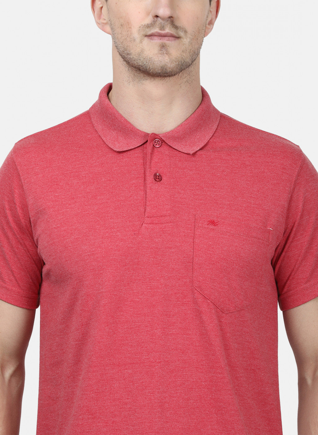 Mens Red Plain T-Shirts