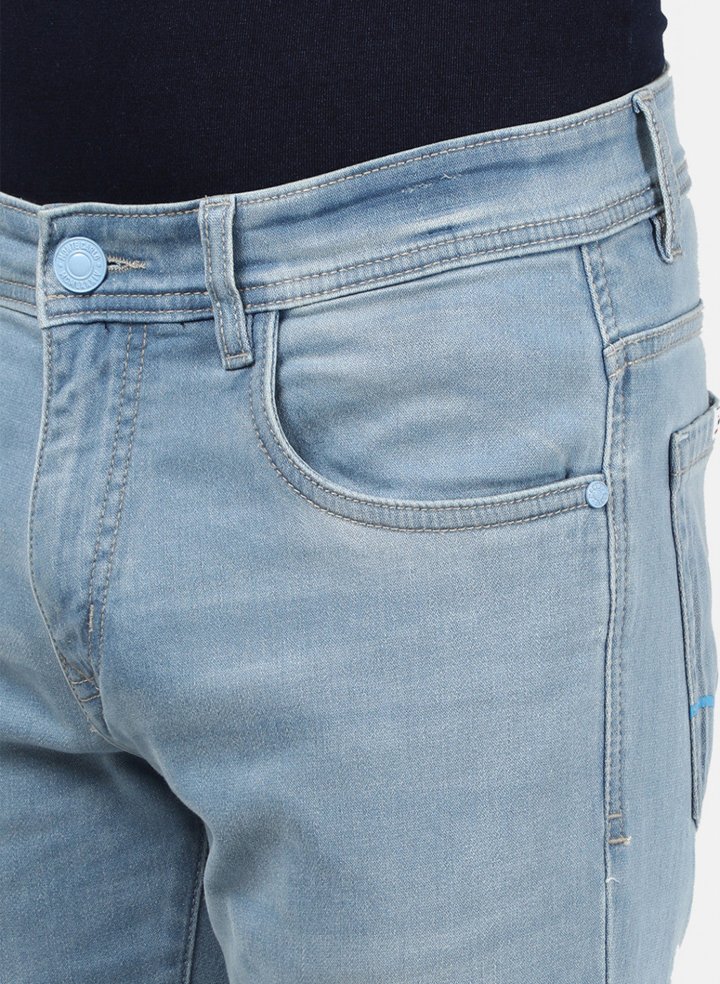 Men Blue Normal Wash Denims