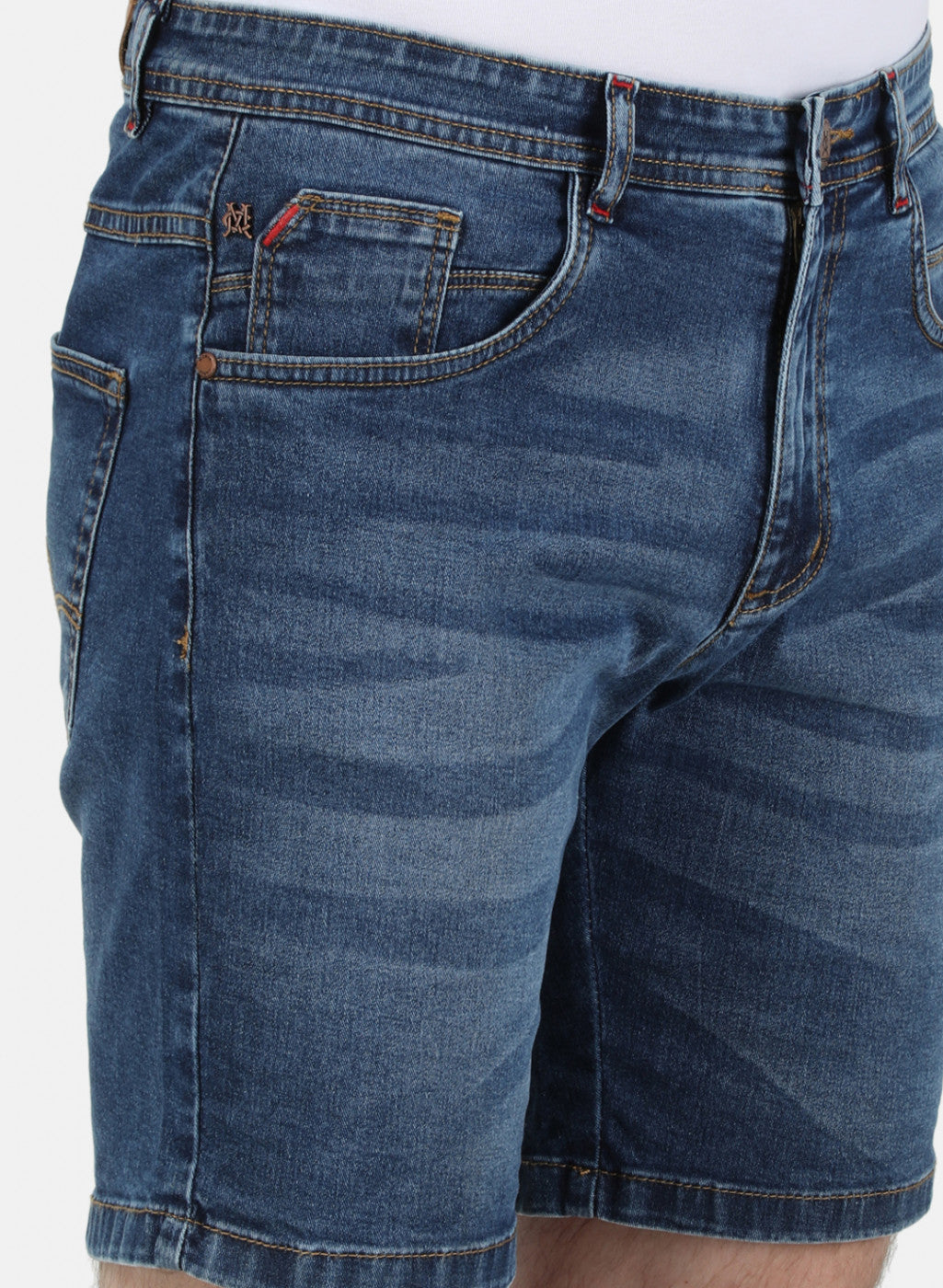 Mens Blue Light Wash Short