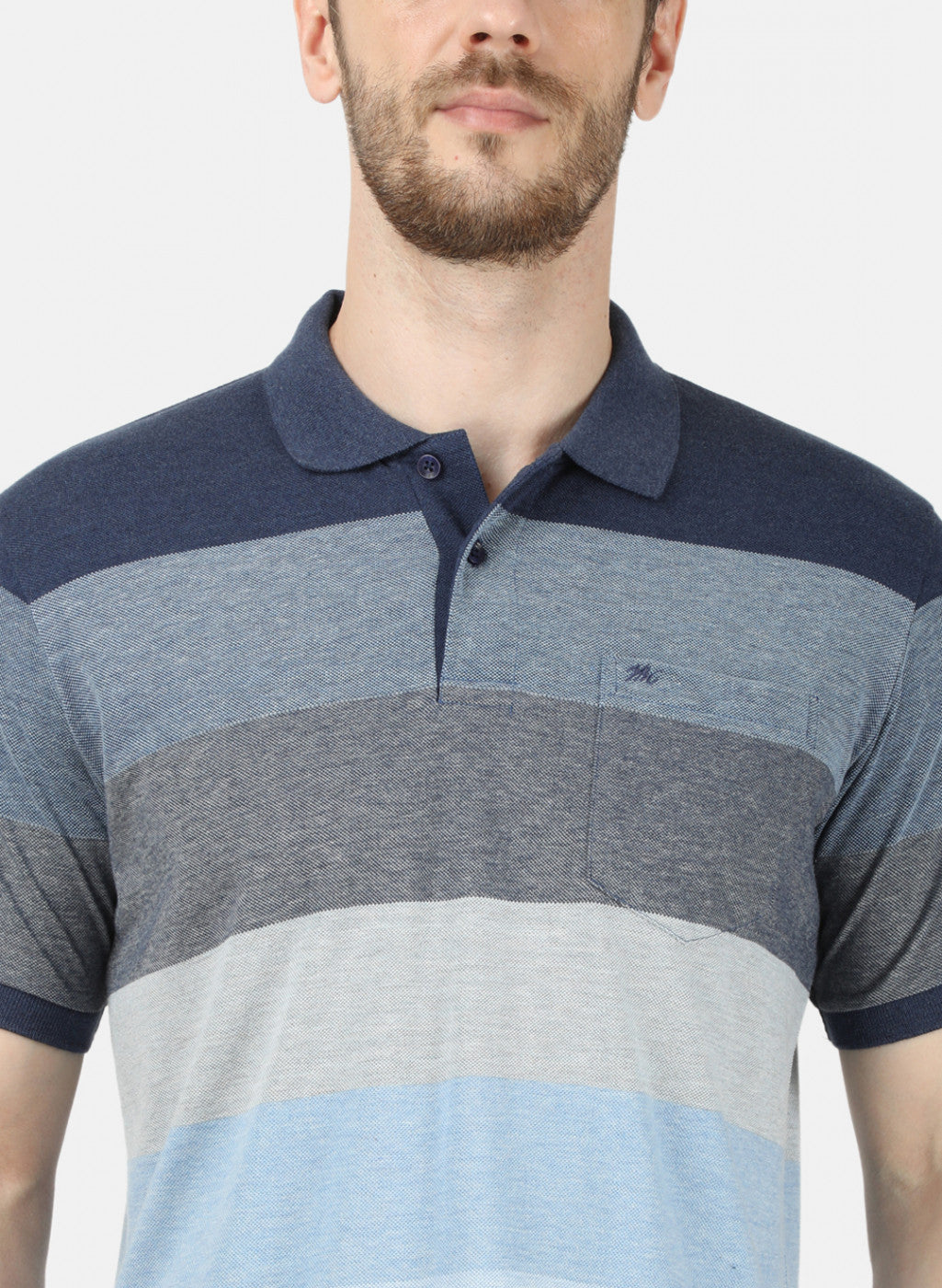 Mens NAvy Blue Stripe T-Shirt
