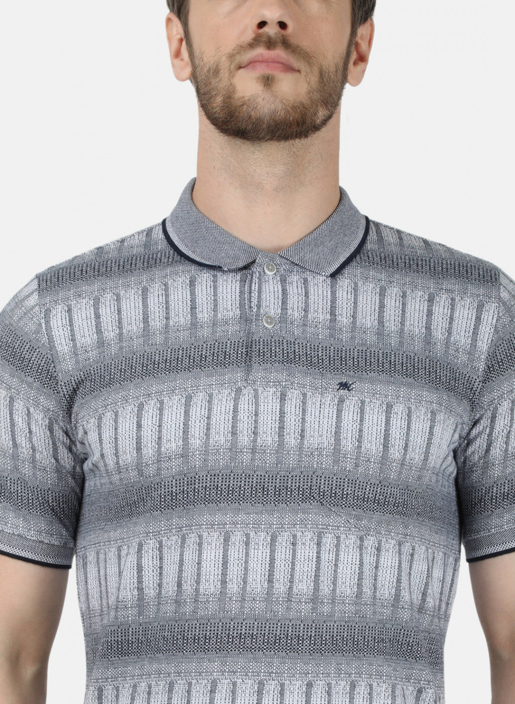 Mens NAvy Blue Stripe T-Shirt