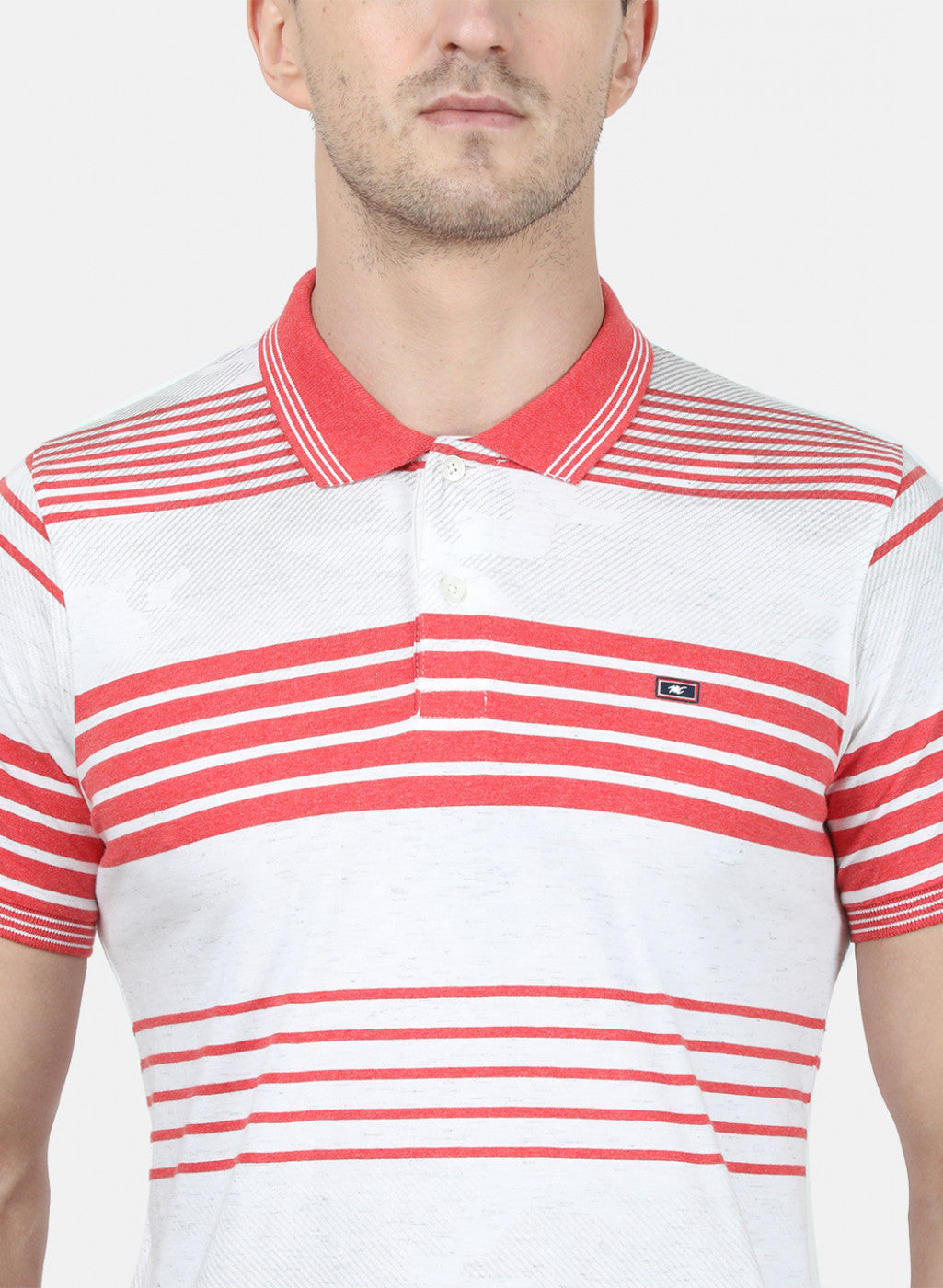Mens Pink Stripe T-Shirt