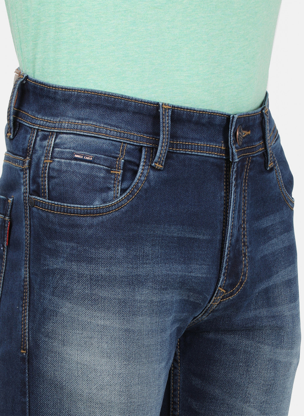 Mens NAvy Blue NArrow Denim