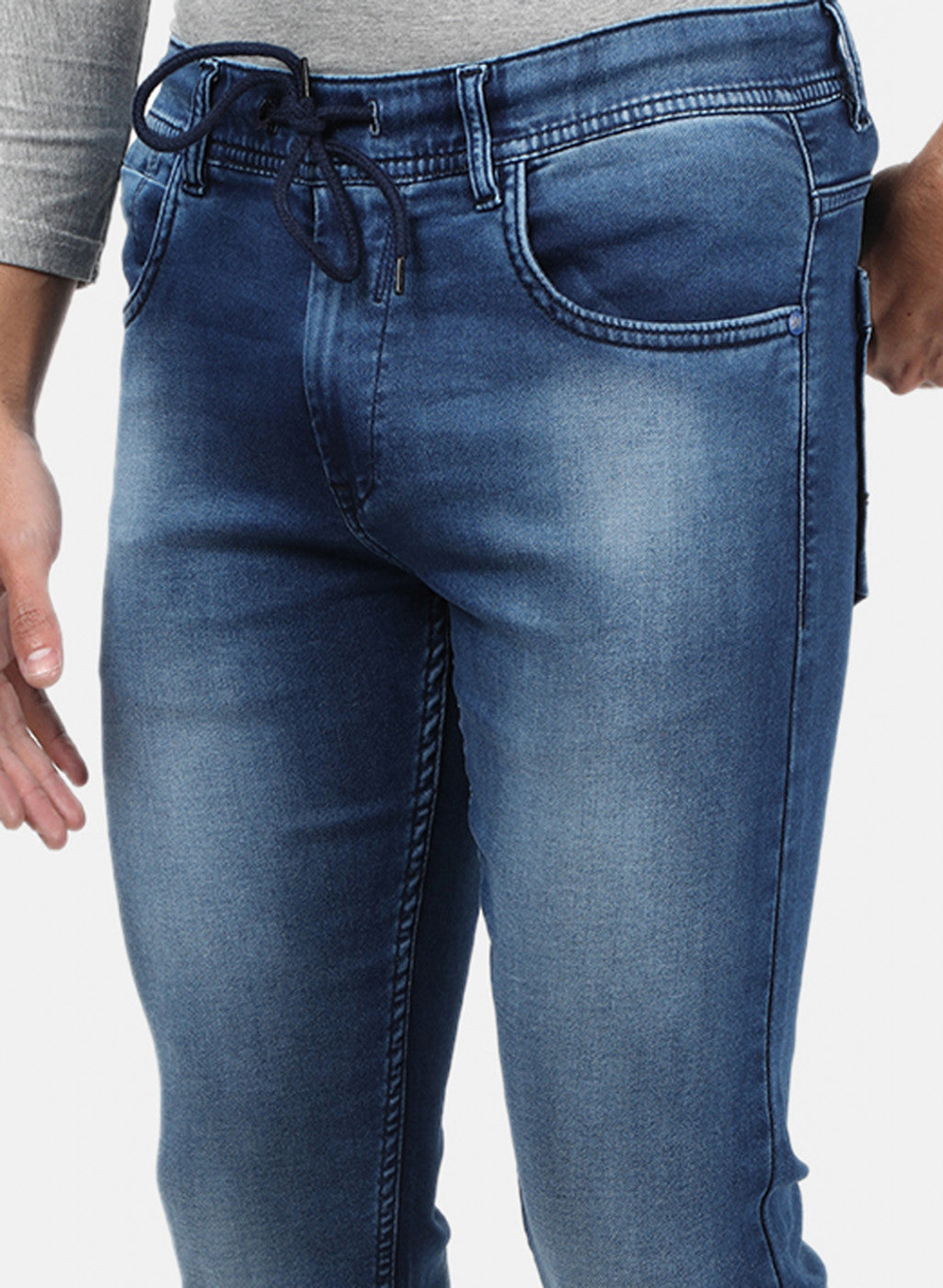 Men Blue Normal Wash Denims