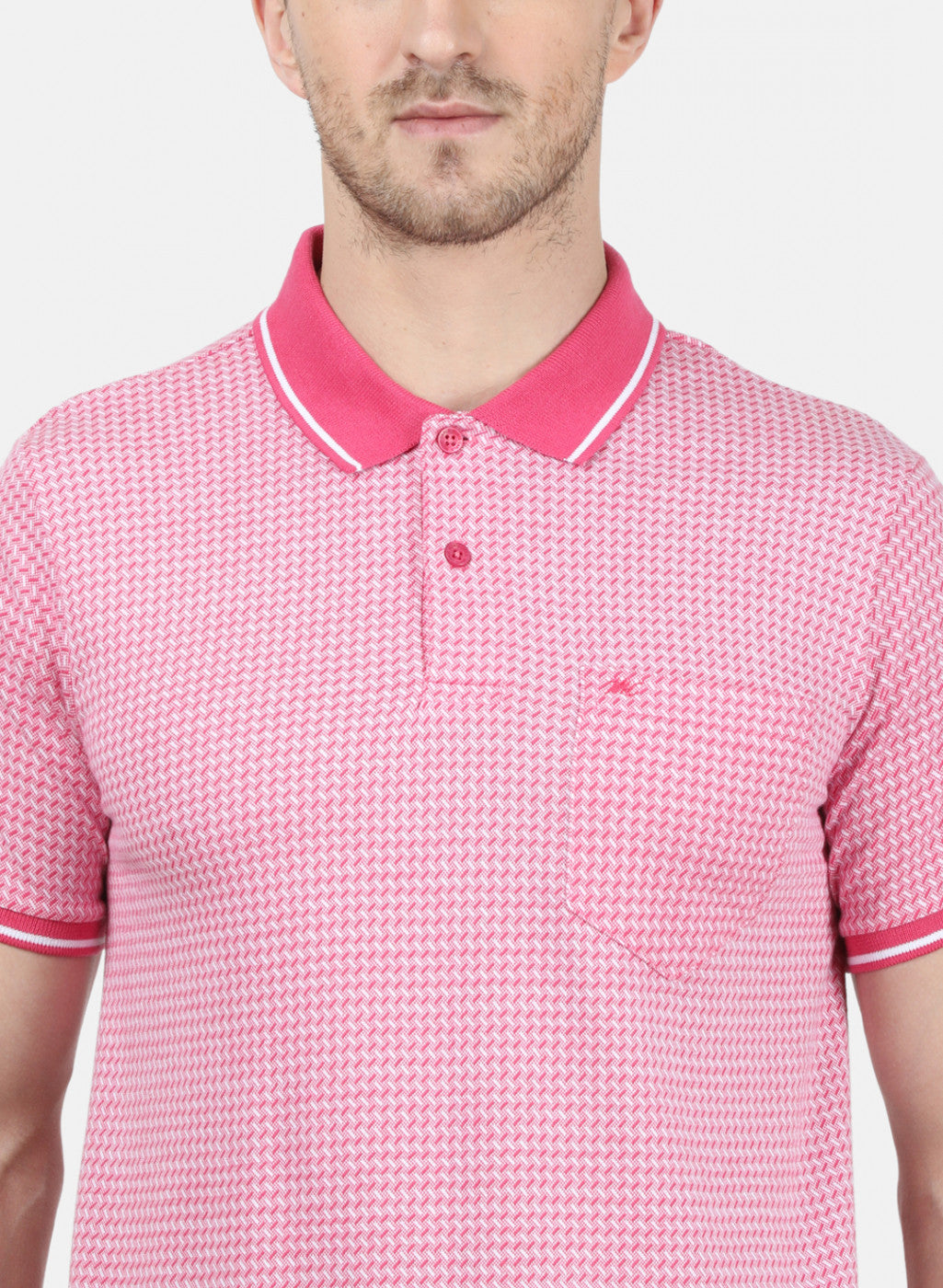 Mens Pink Stripe T-Shirt