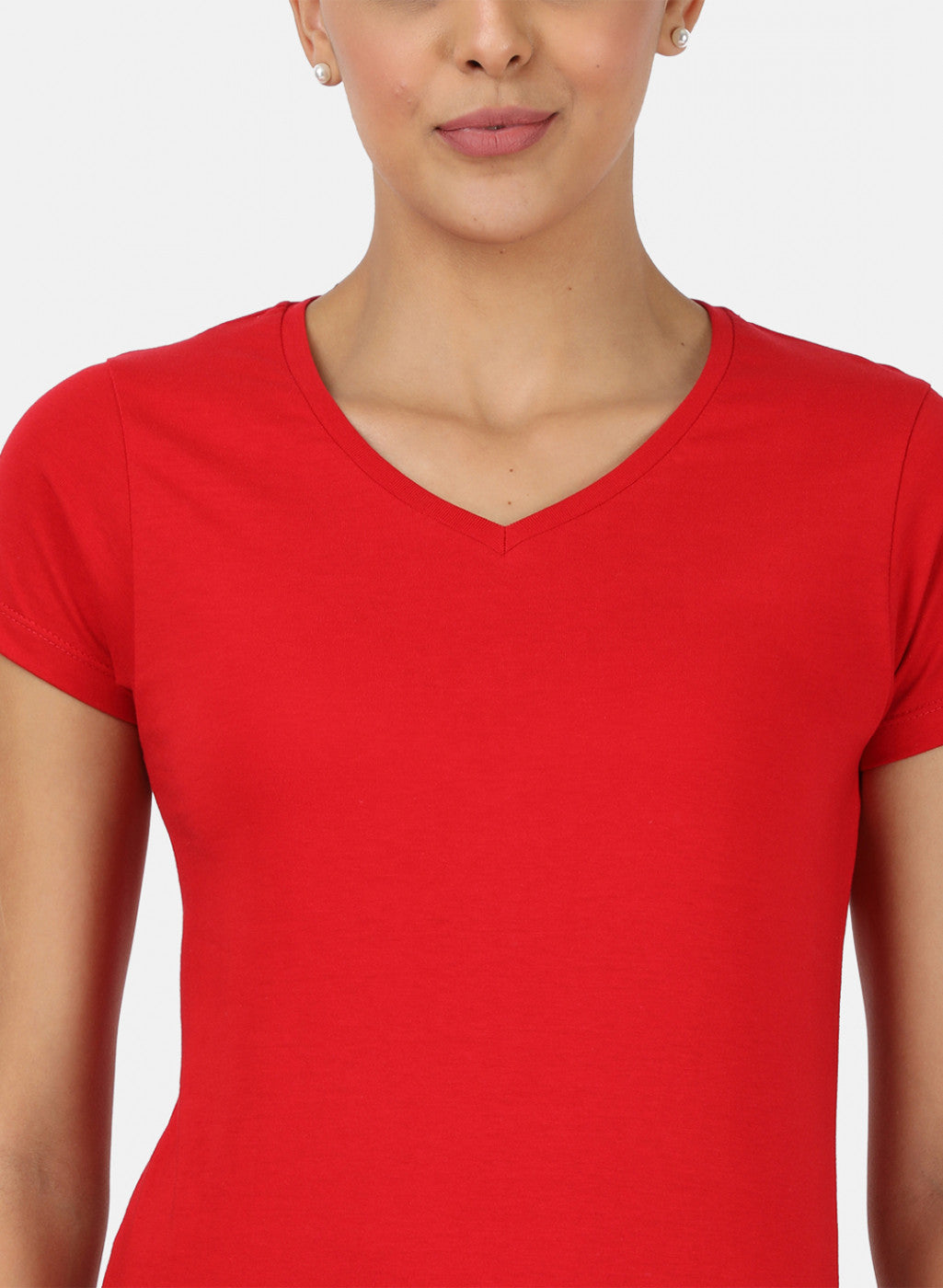 Womens Black & Red Plain Top 2Pc Set