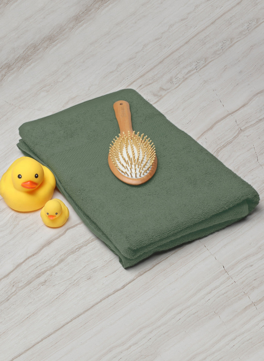 Green Cotton 400 GSM Bath Towel