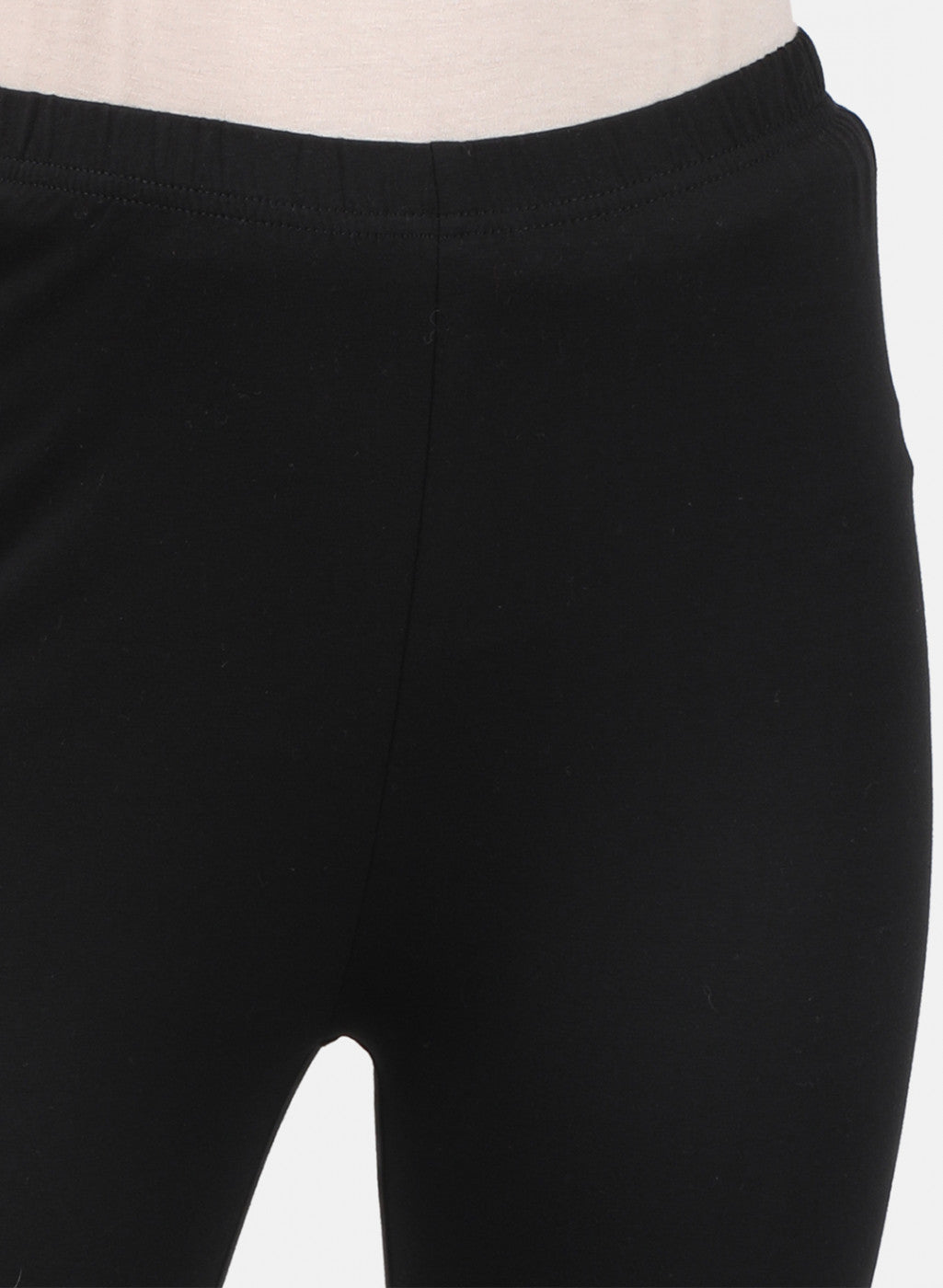 Womens Black Plain Legging