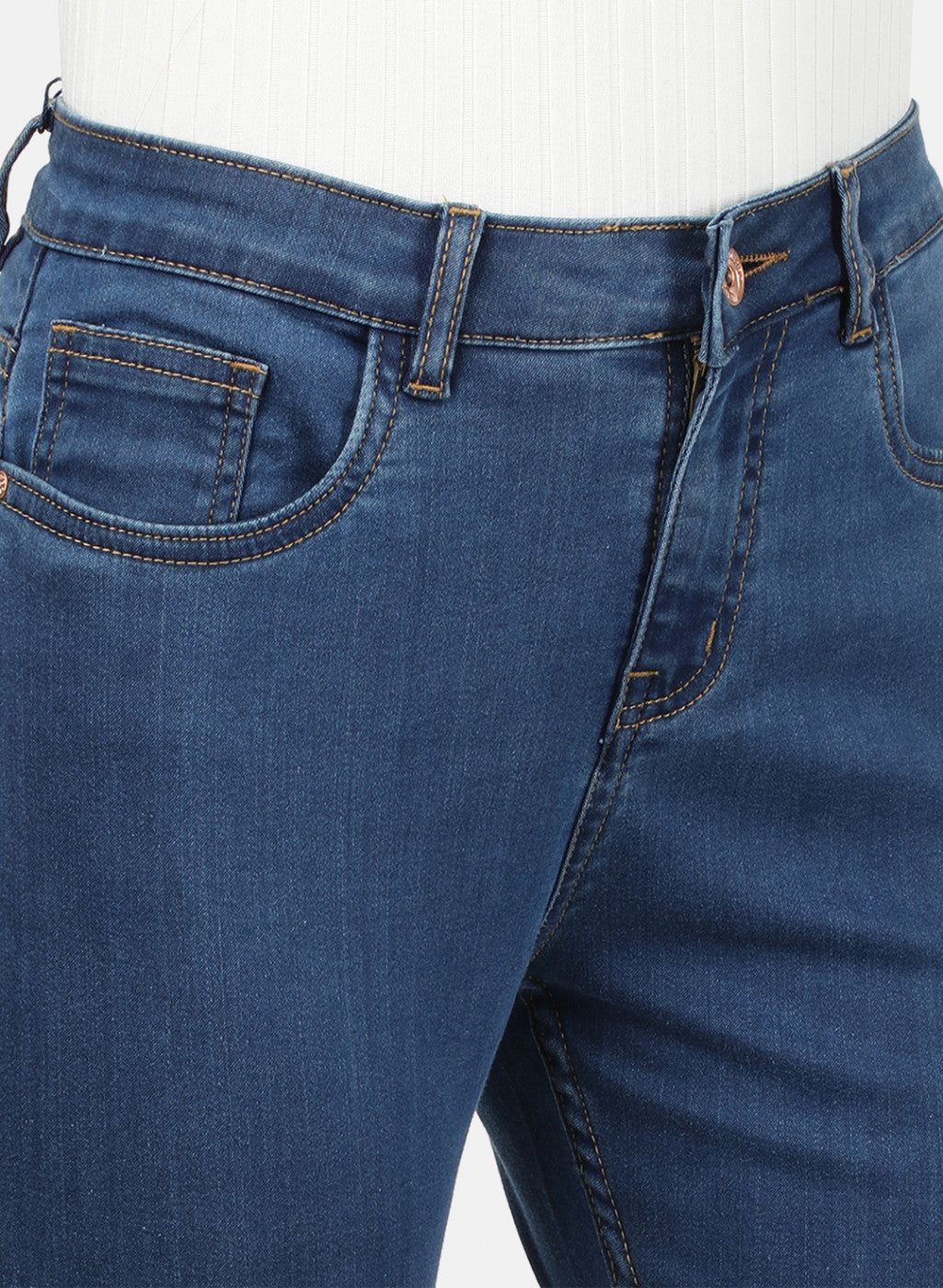 Womens Blue Slim Denim