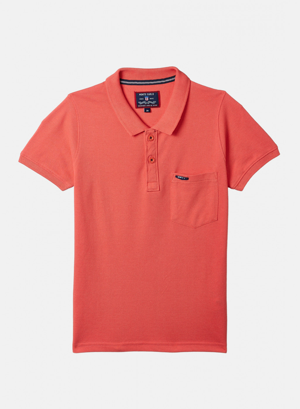 Boys Pink Plain T-Shirt