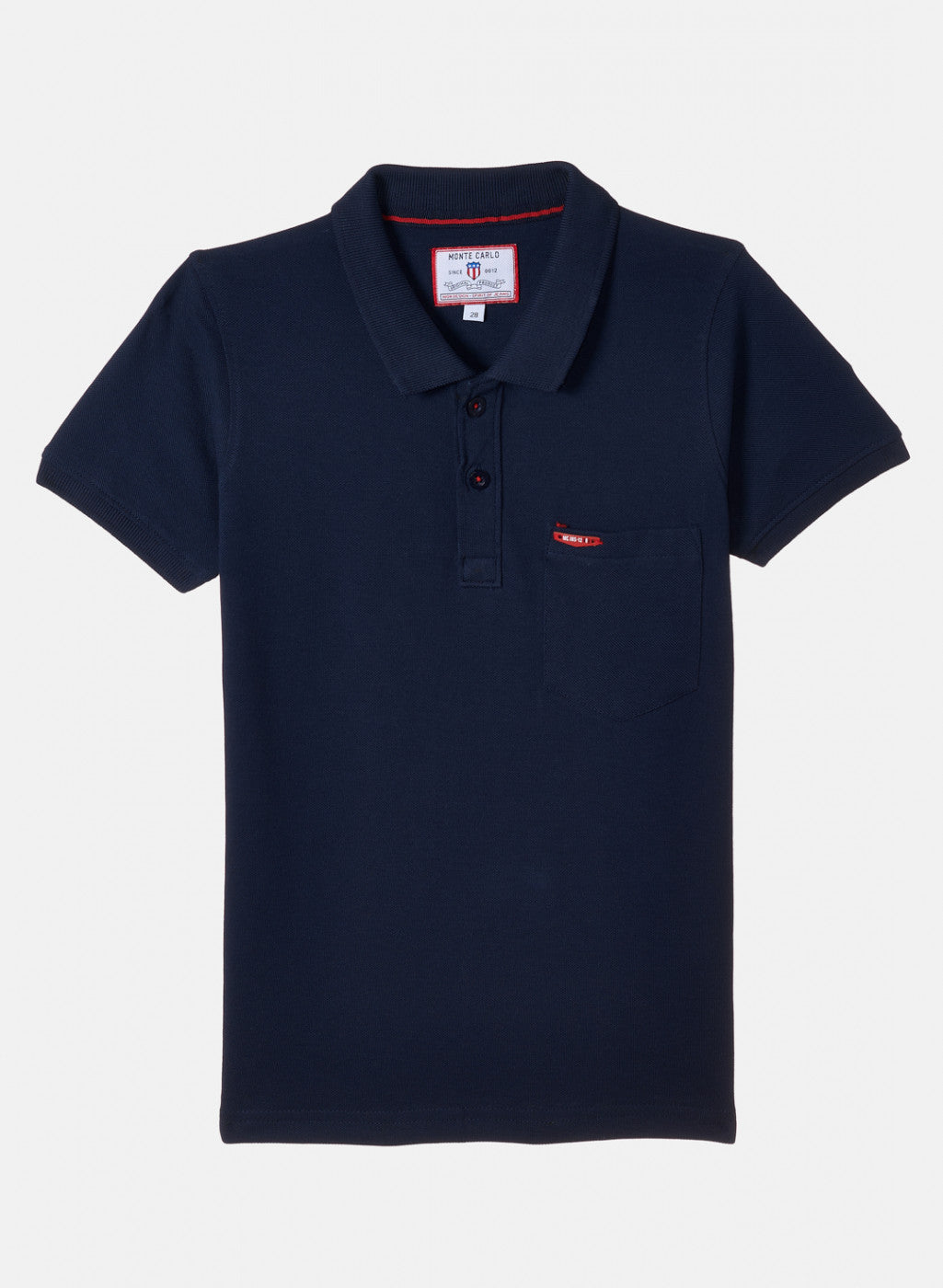 Boys Navy Blue Plain T-Shirt