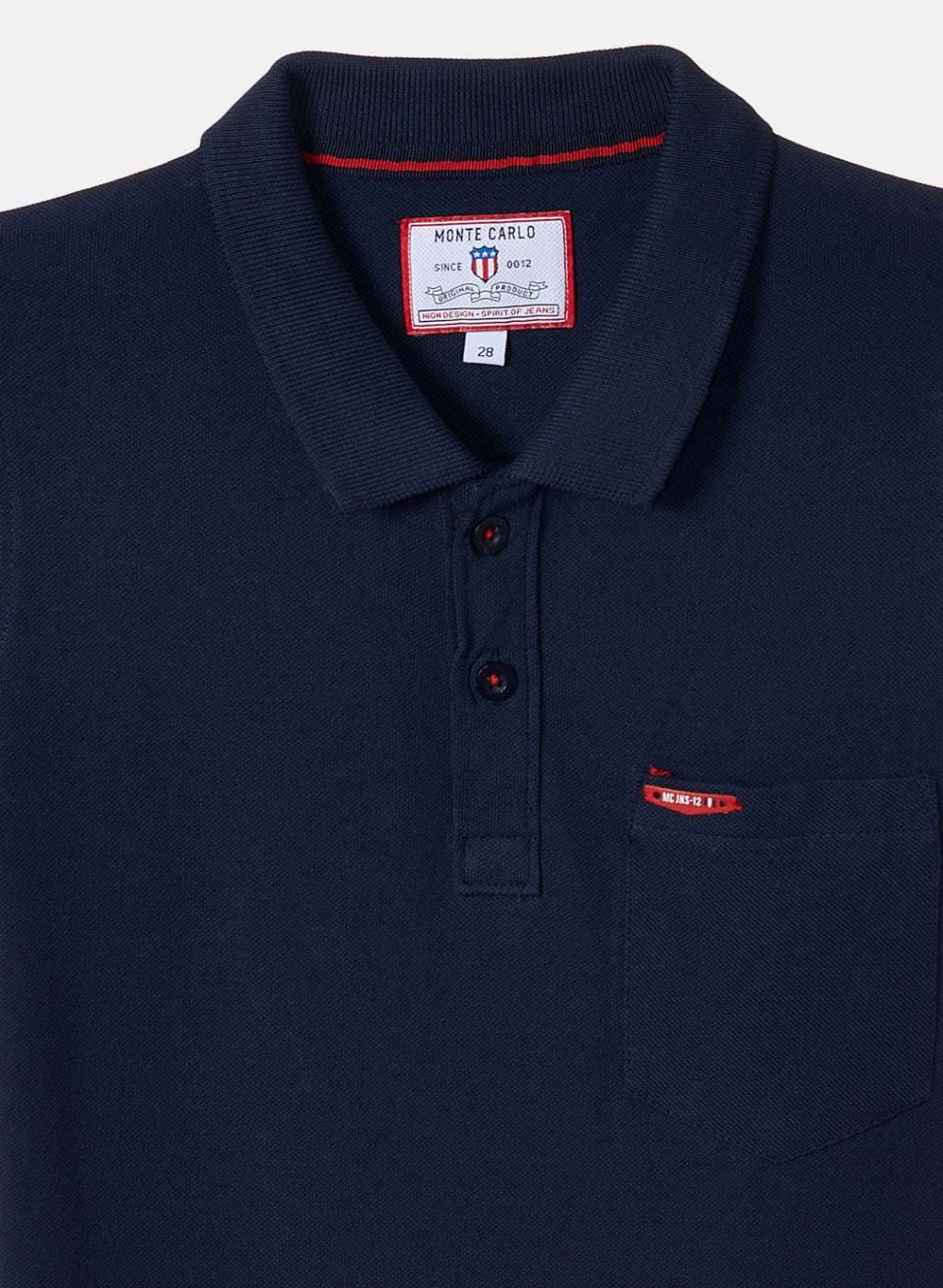 Boys Navy Blue Plain T-Shirt
