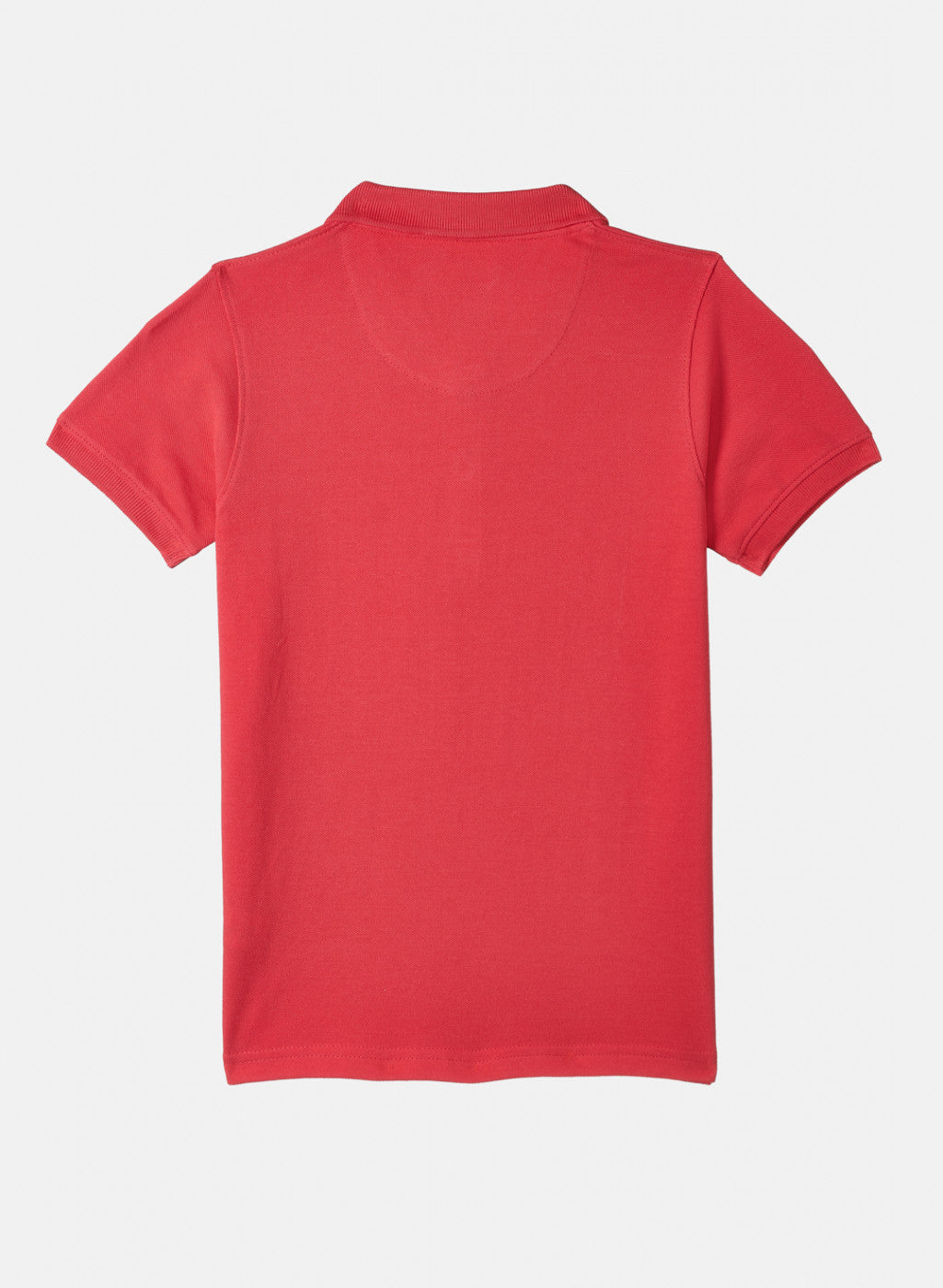 Boys Dark Pink Plain T-Shirt