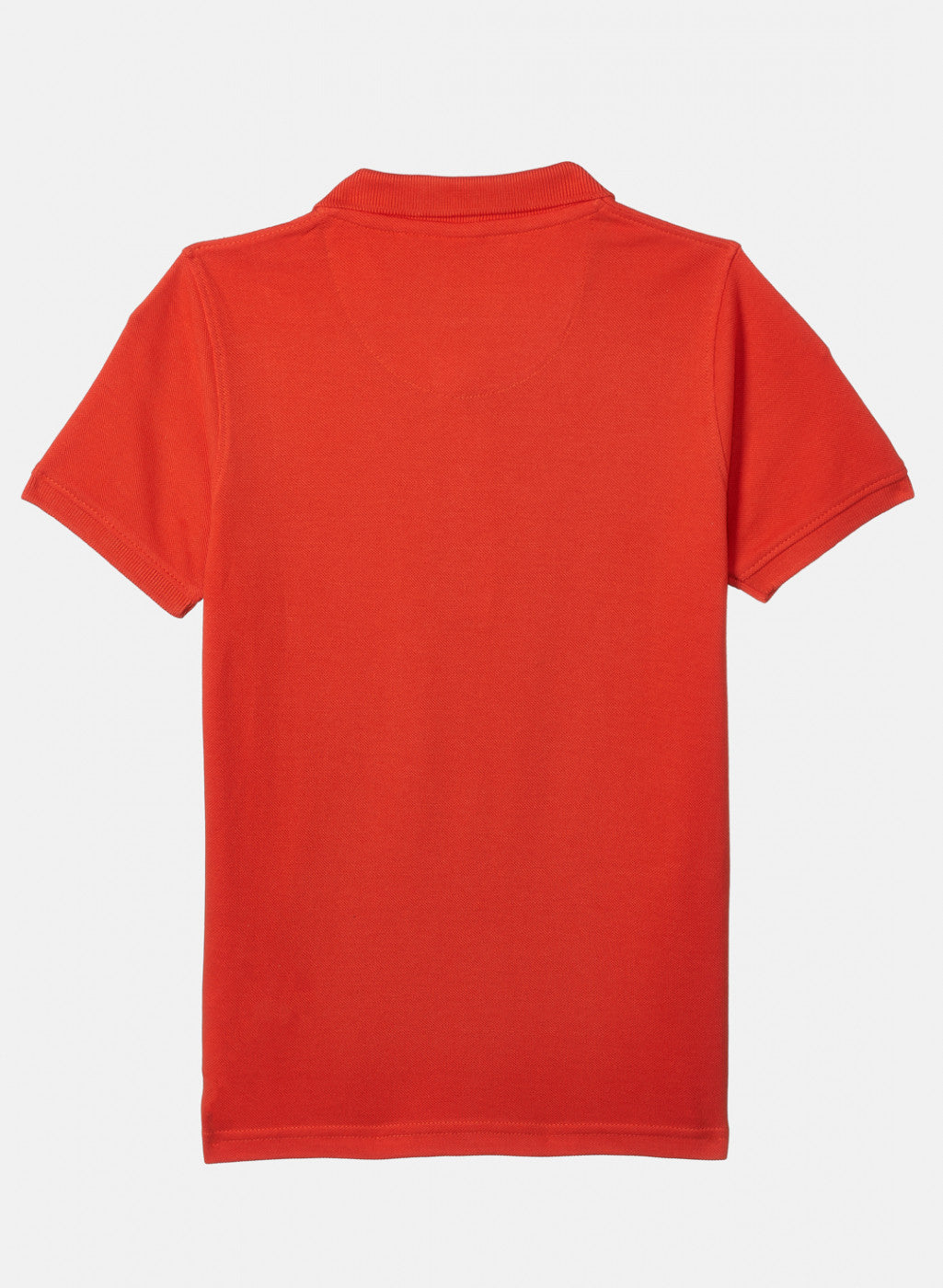 Boys Orange Plain T-Shirt