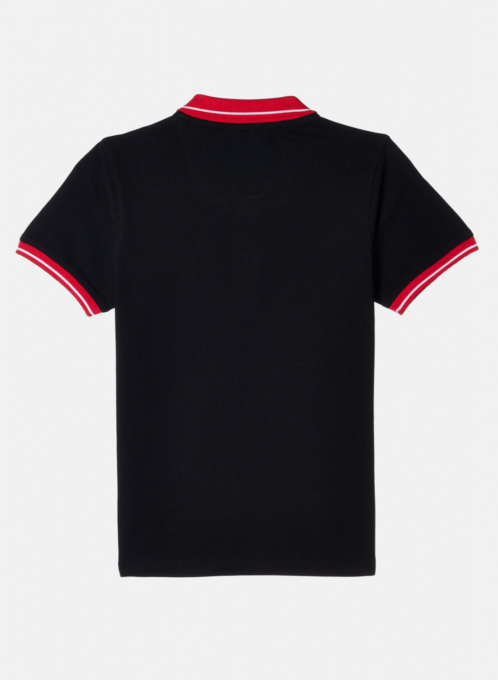 Boys Black Plain T-Shirt