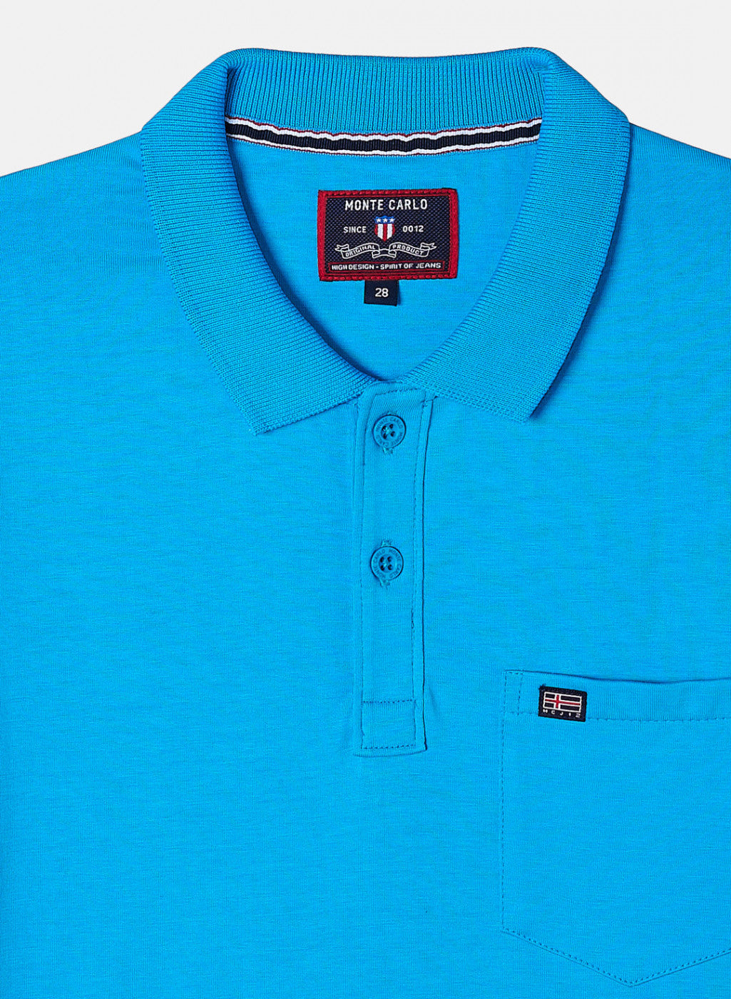 Boys Blue Plain T-Shirt