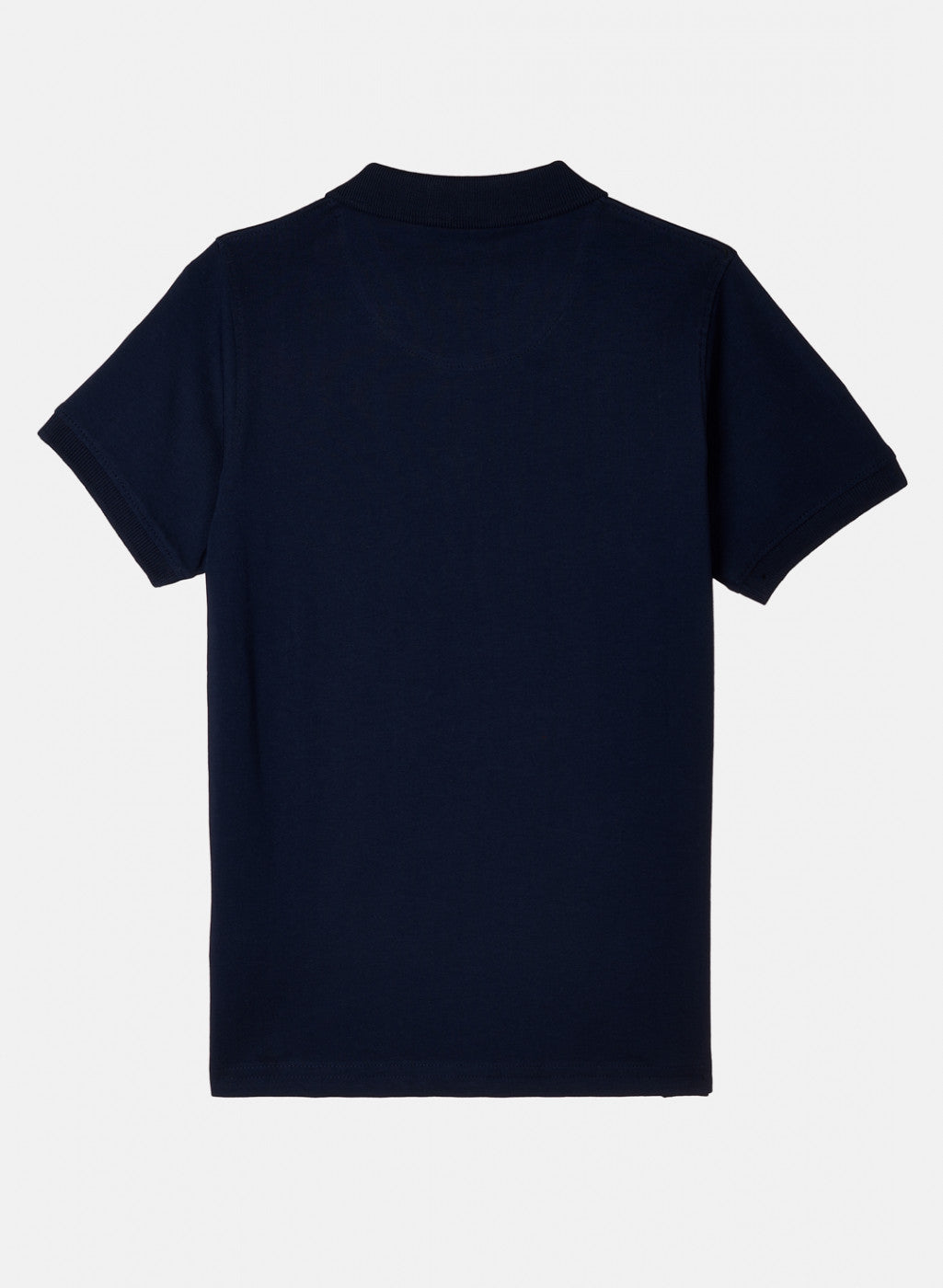 Boys Navy Blue Plain T-Shirt