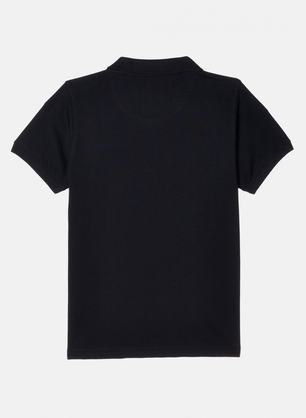 Boys Black Plain T-Shirt