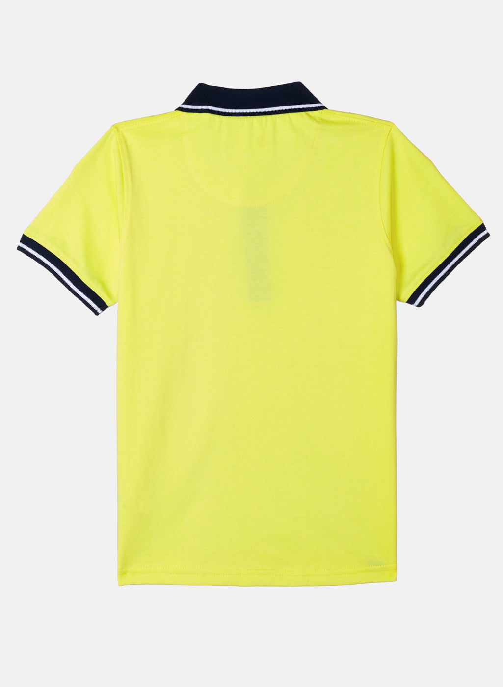 Boys Bright Yellow Plain T-Shirt
