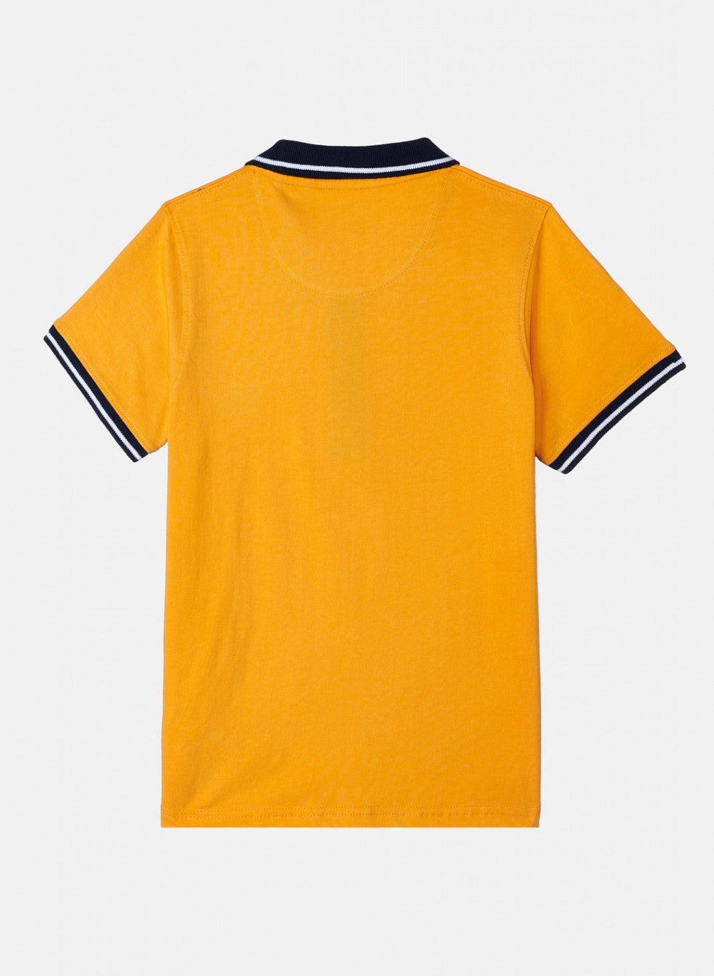 Boys Orange Plain T-Shirt
